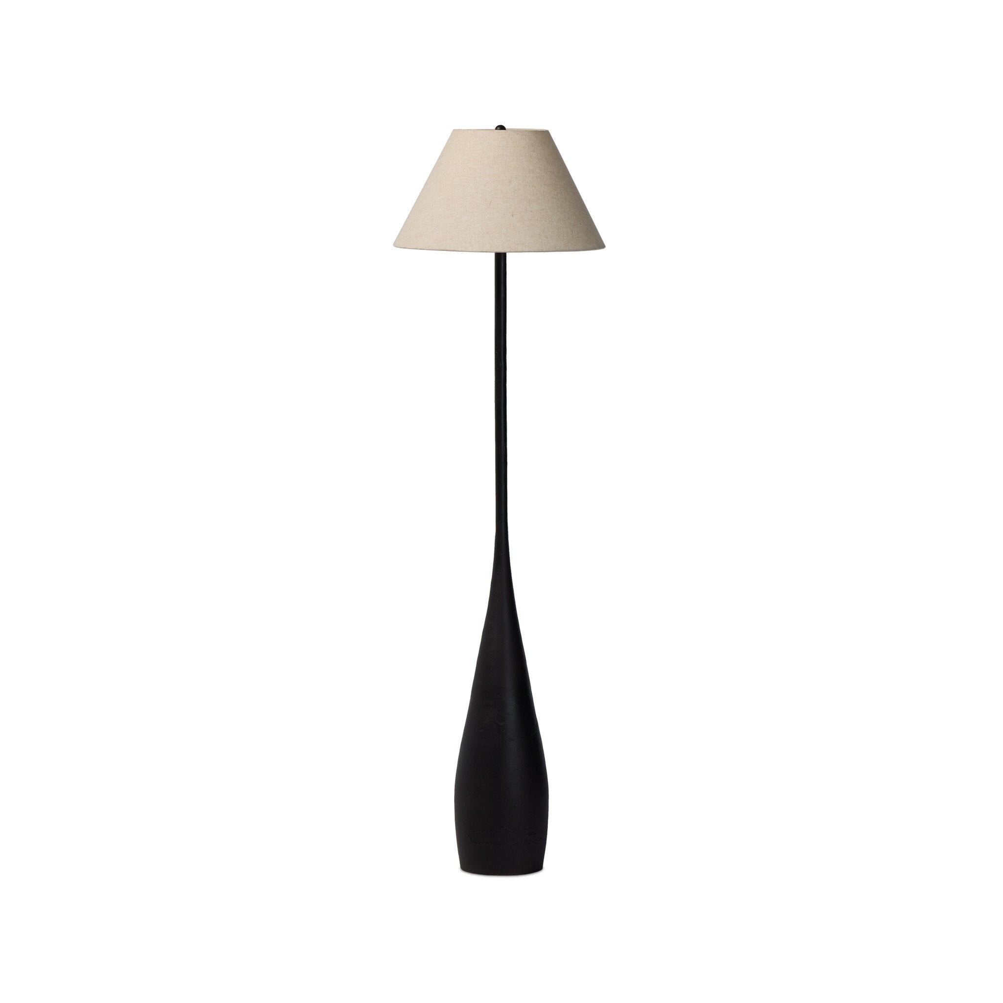 Bellini Floor Lamp - Black Cast Iron