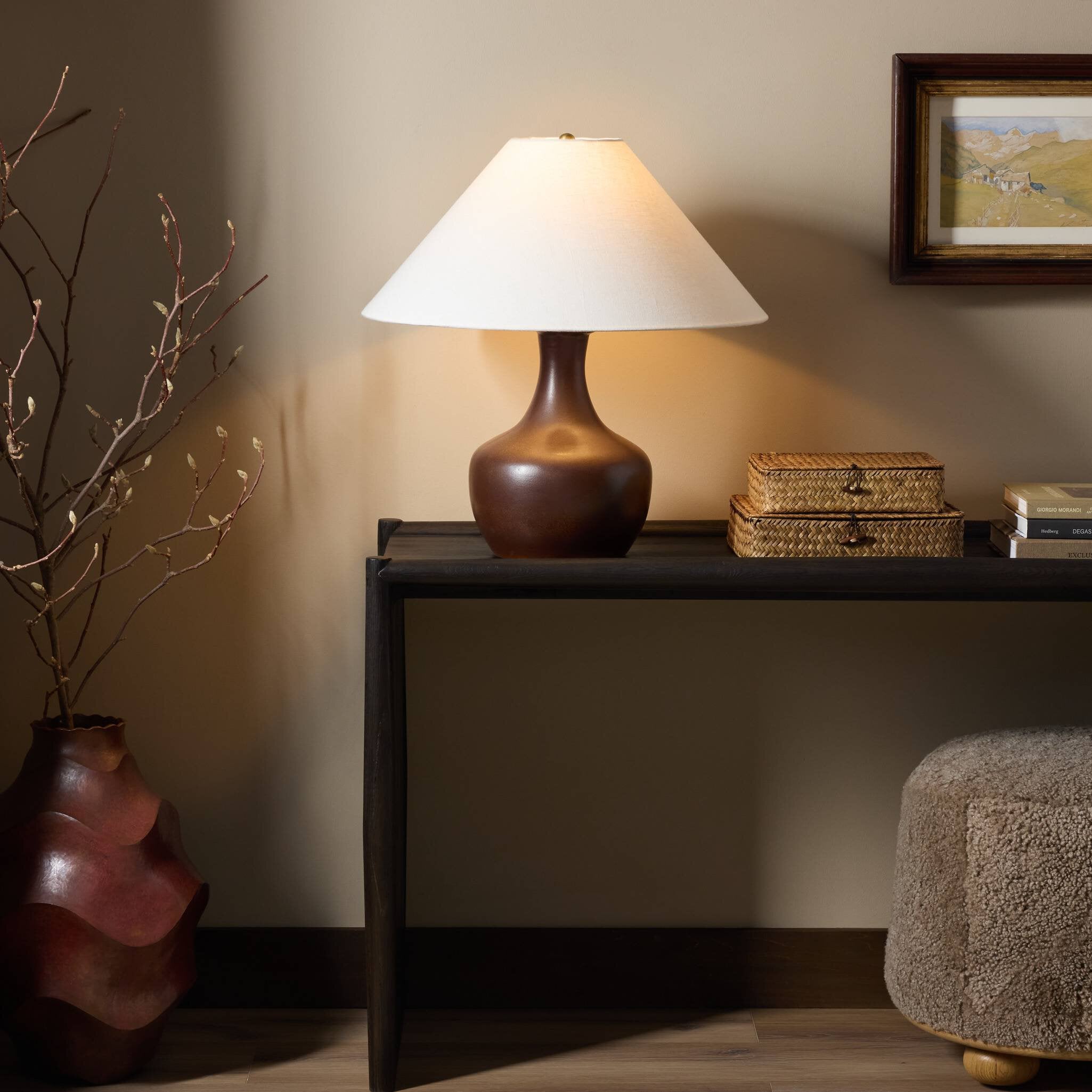 Leti Table Lamp - Dark Aubergine