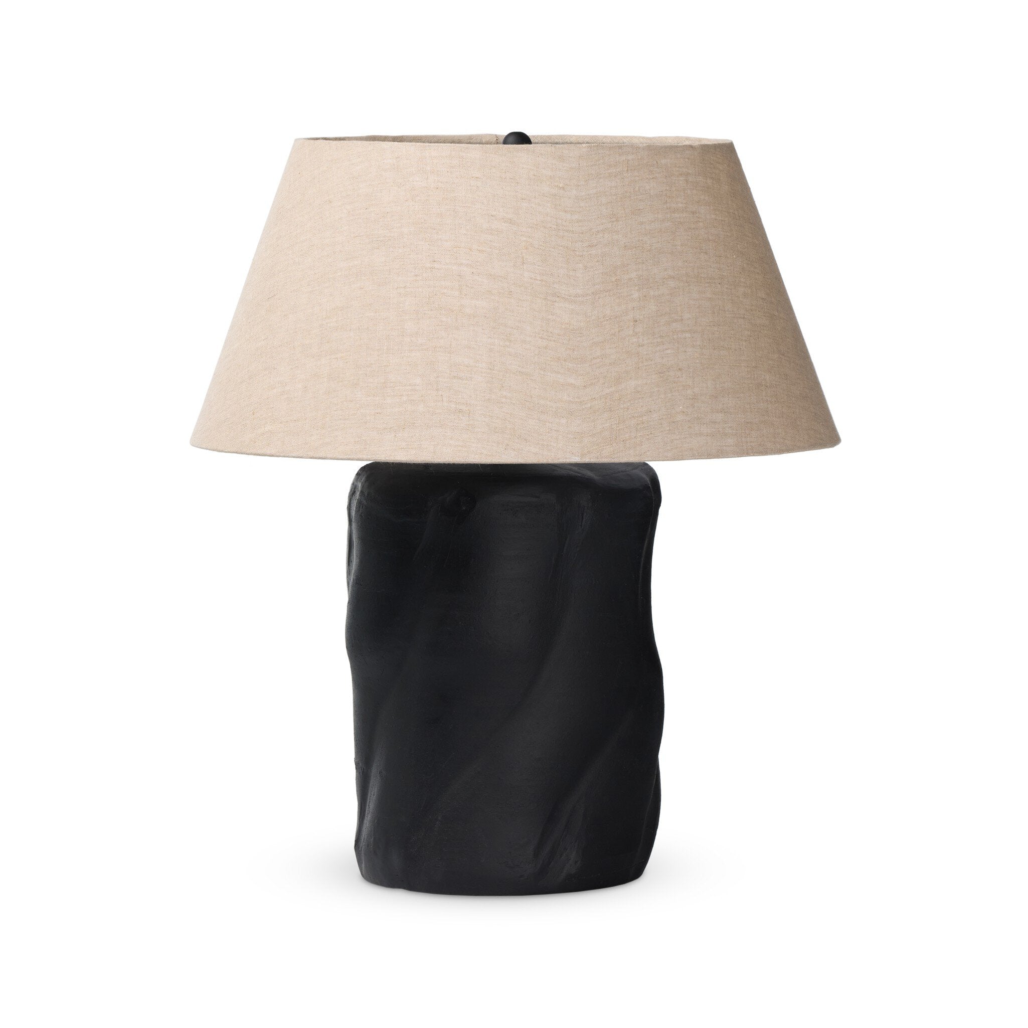 Bomba Table Lamp - Aged Black Terracotta