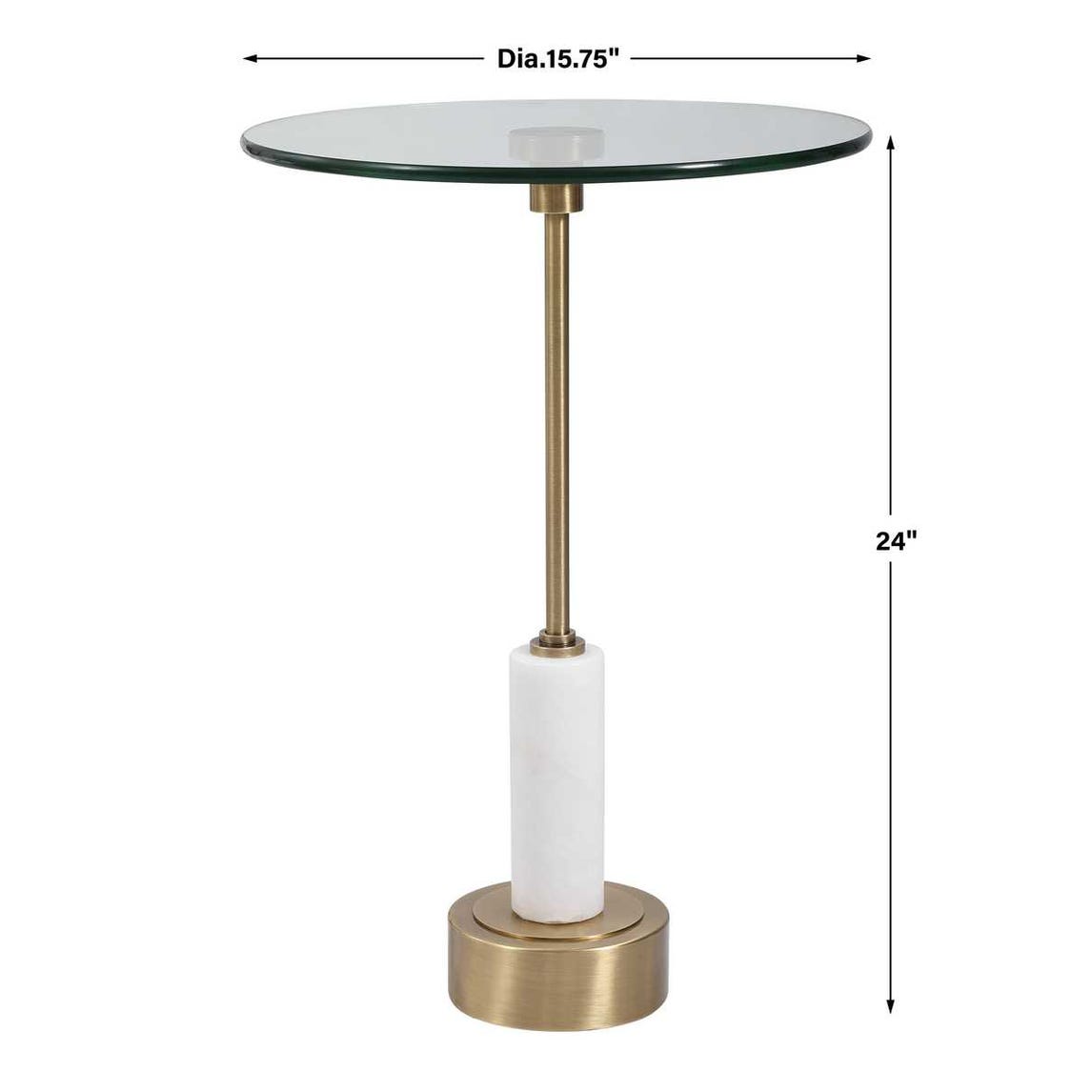 Uttermost Portsmouth Round Accent Table