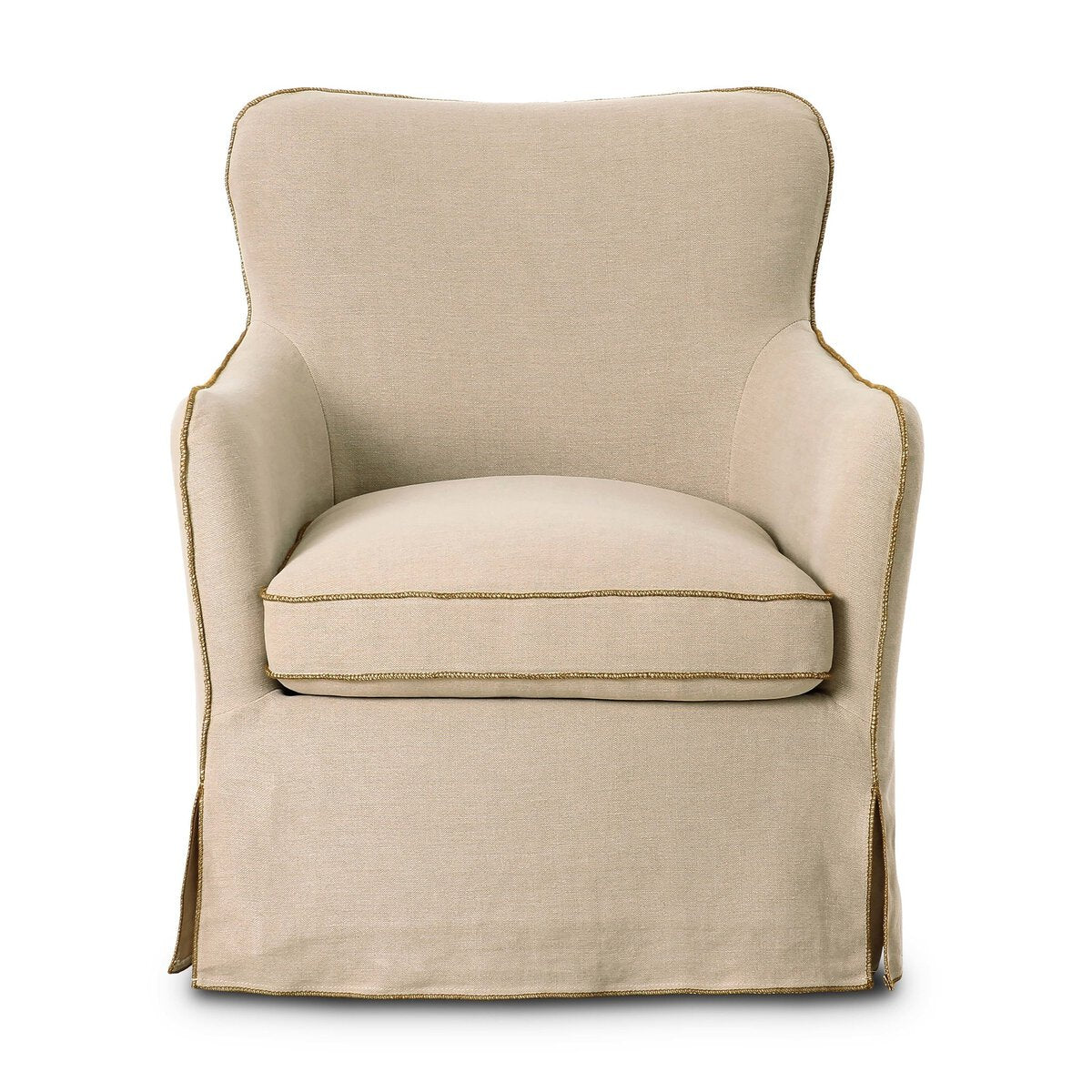 Devon Slipcover Swivel Chair