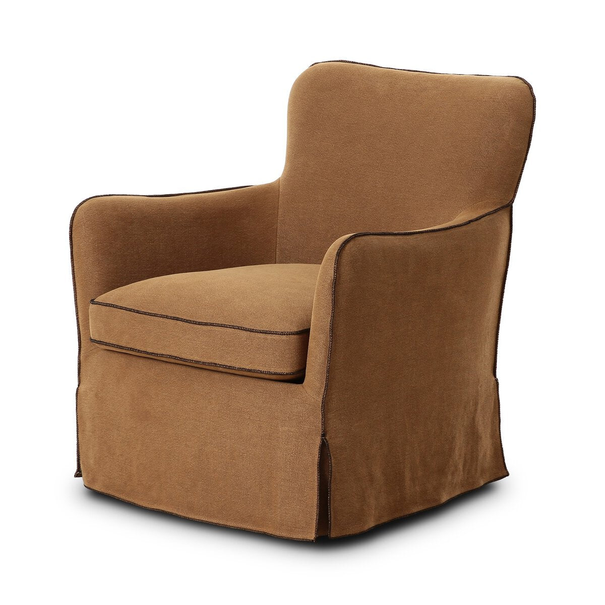 Devon Slipcover Swivel Chair