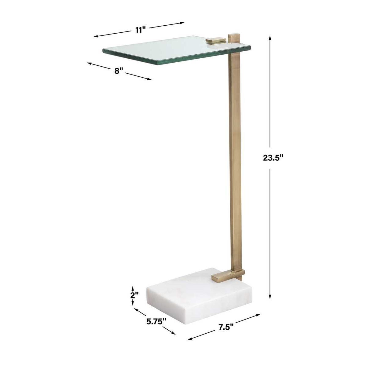 Uttermost Butler Brass Accent Table