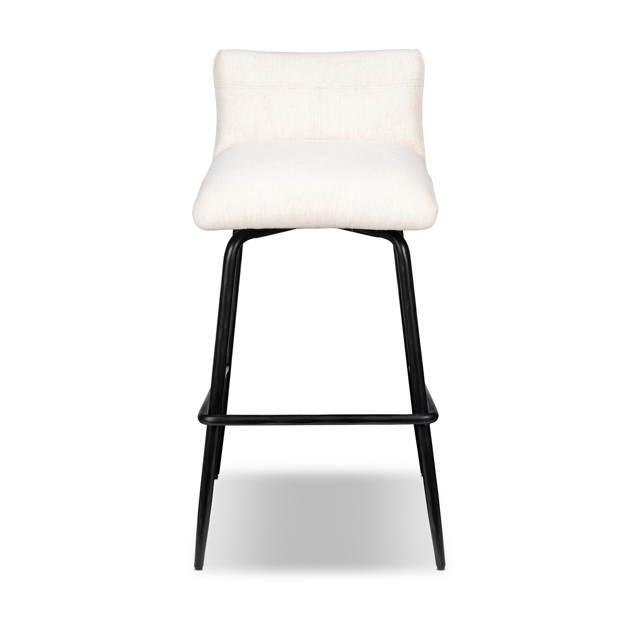 Ridley Swivel Bar Stool - Crypton Nomad Snow