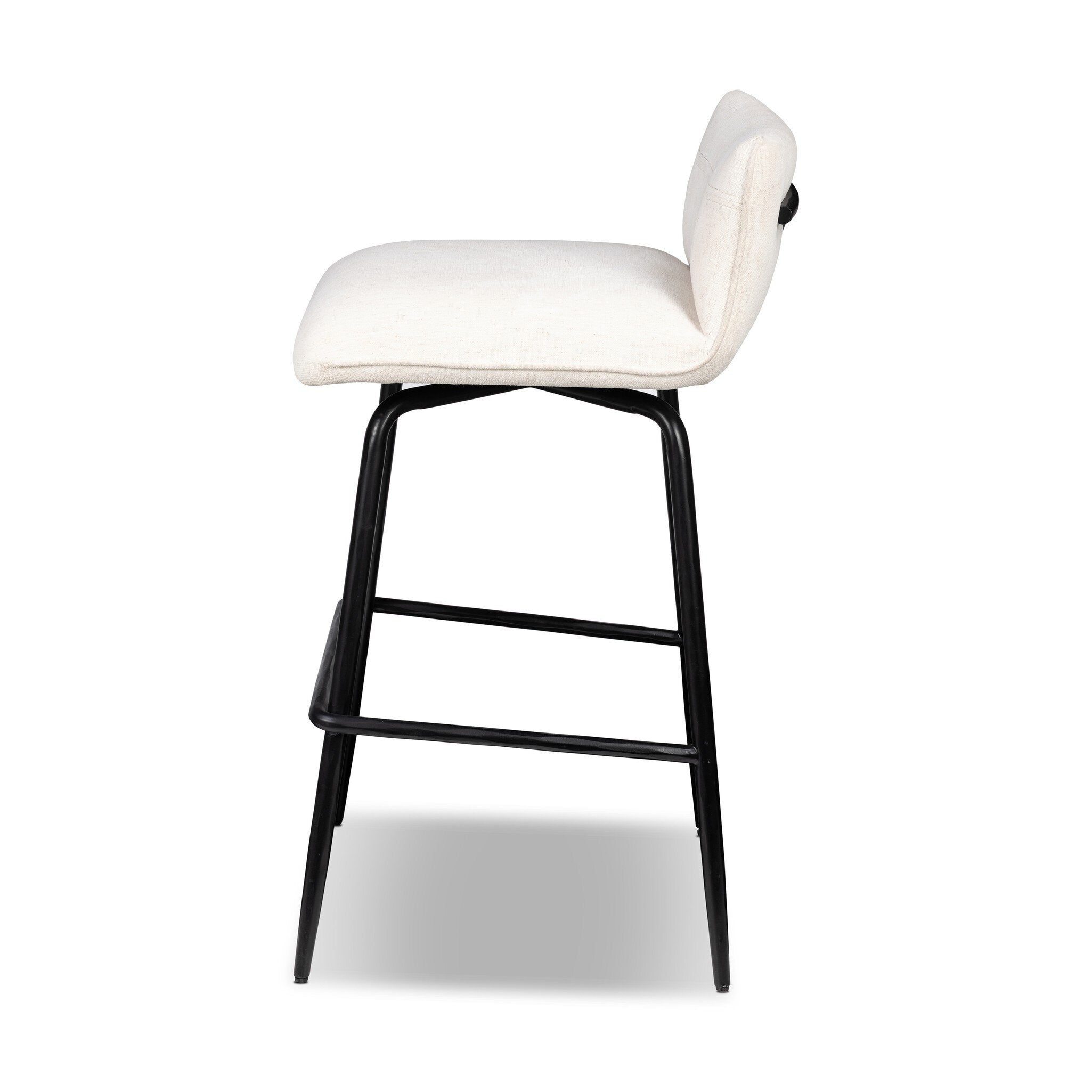 Ridley Swivel Bar Stool - Crypton Nomad Snow