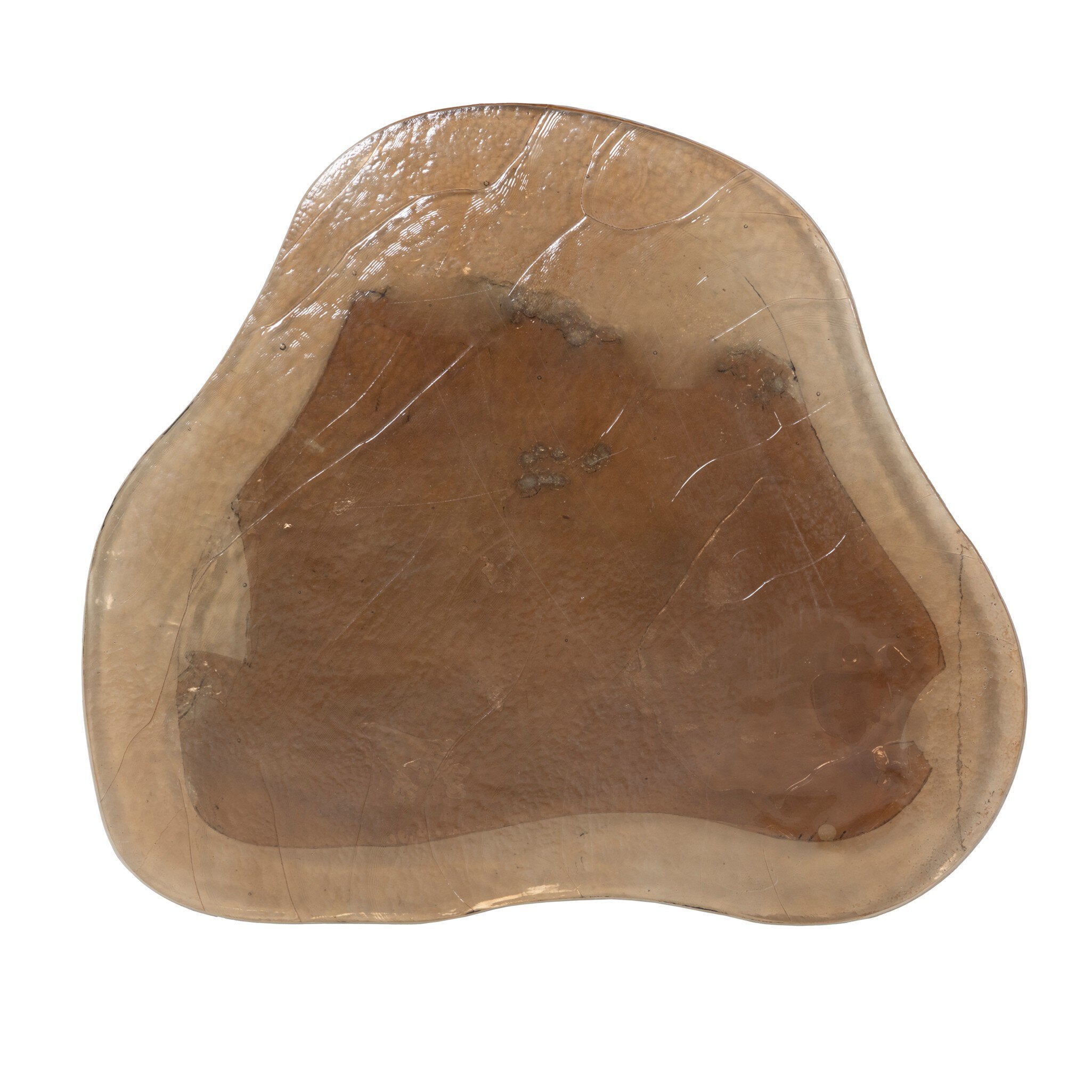 Efran Nesting Coffee Table - Smoked Brown Cast Glass