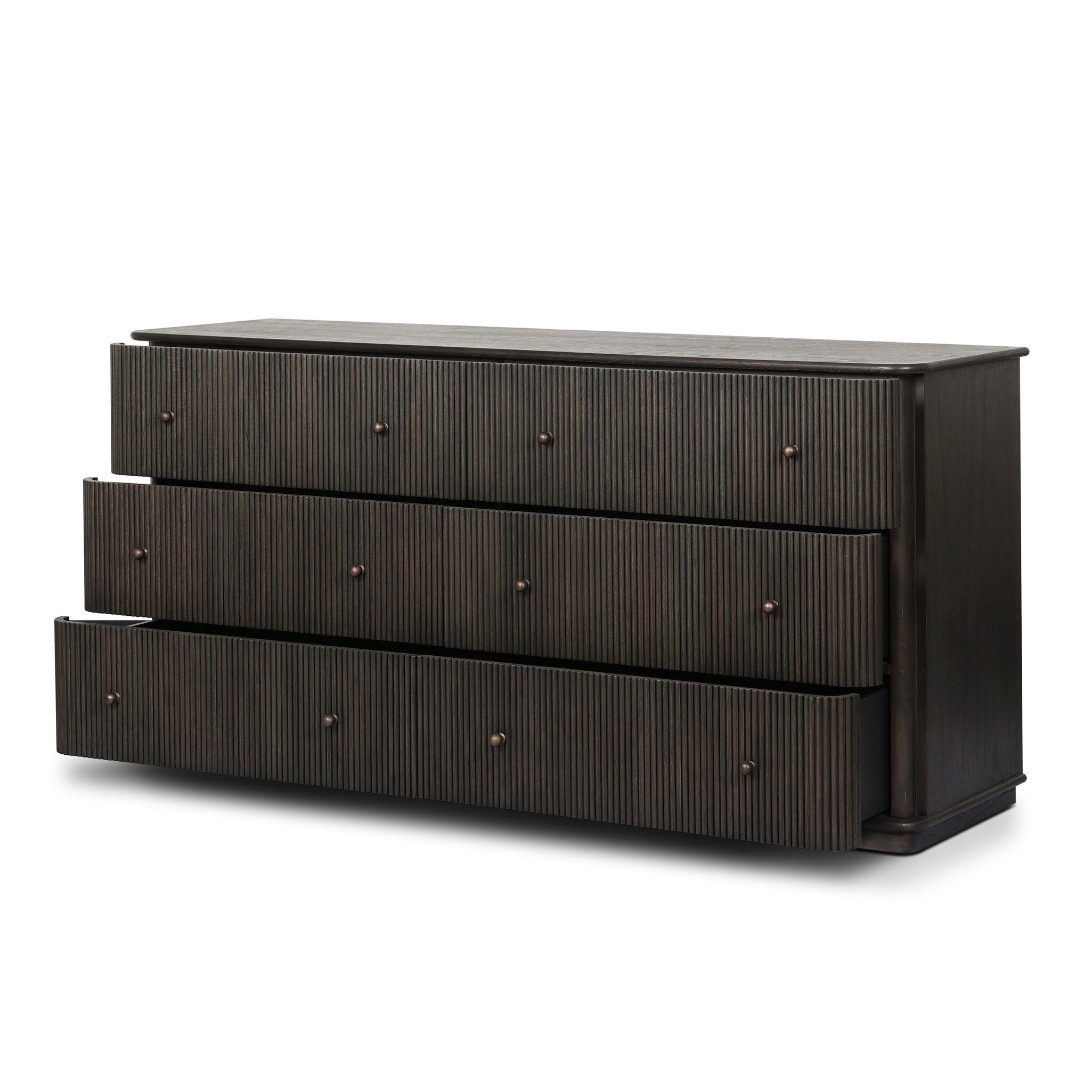Ona 6-Drawer Dresser - Smoked Black Mindi