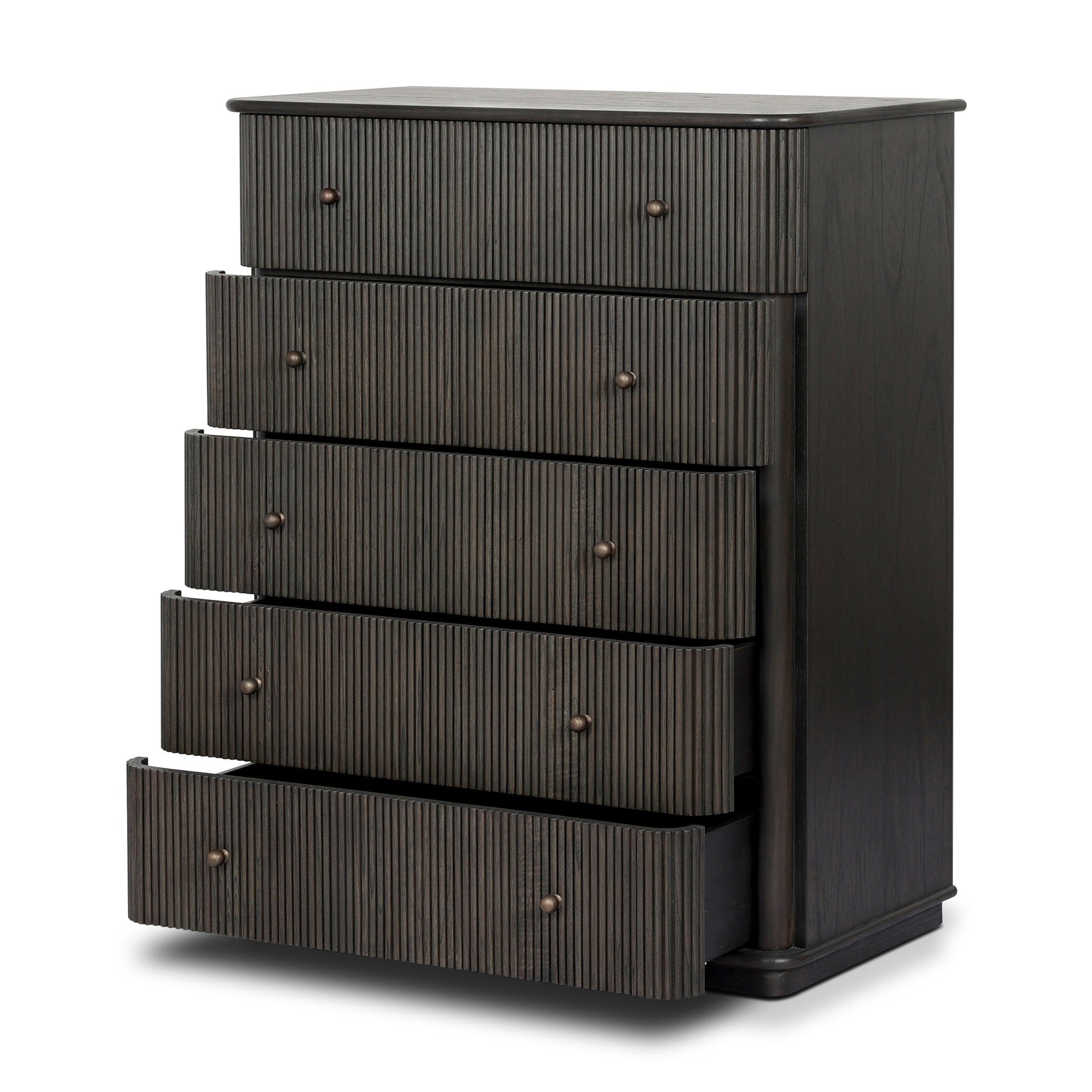 Ona Tall Dresser - Smoked Black Mindi