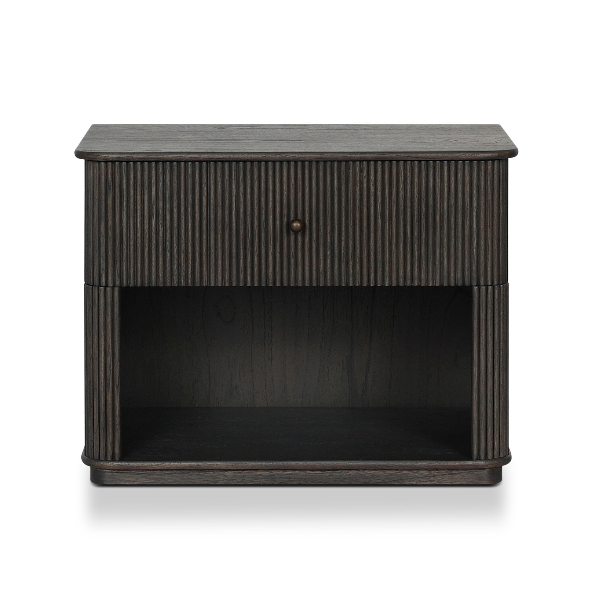 Ona Nightstand - Smoked Black Mindi Veneer