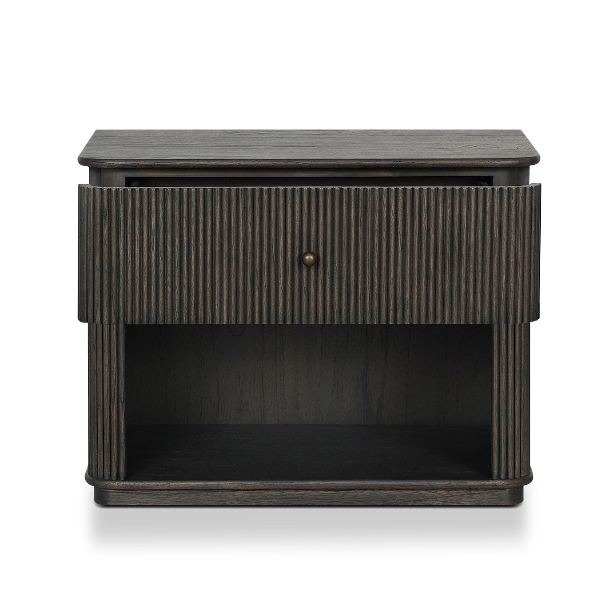 Ona Nightstand - Smoked Black Mindi Veneer