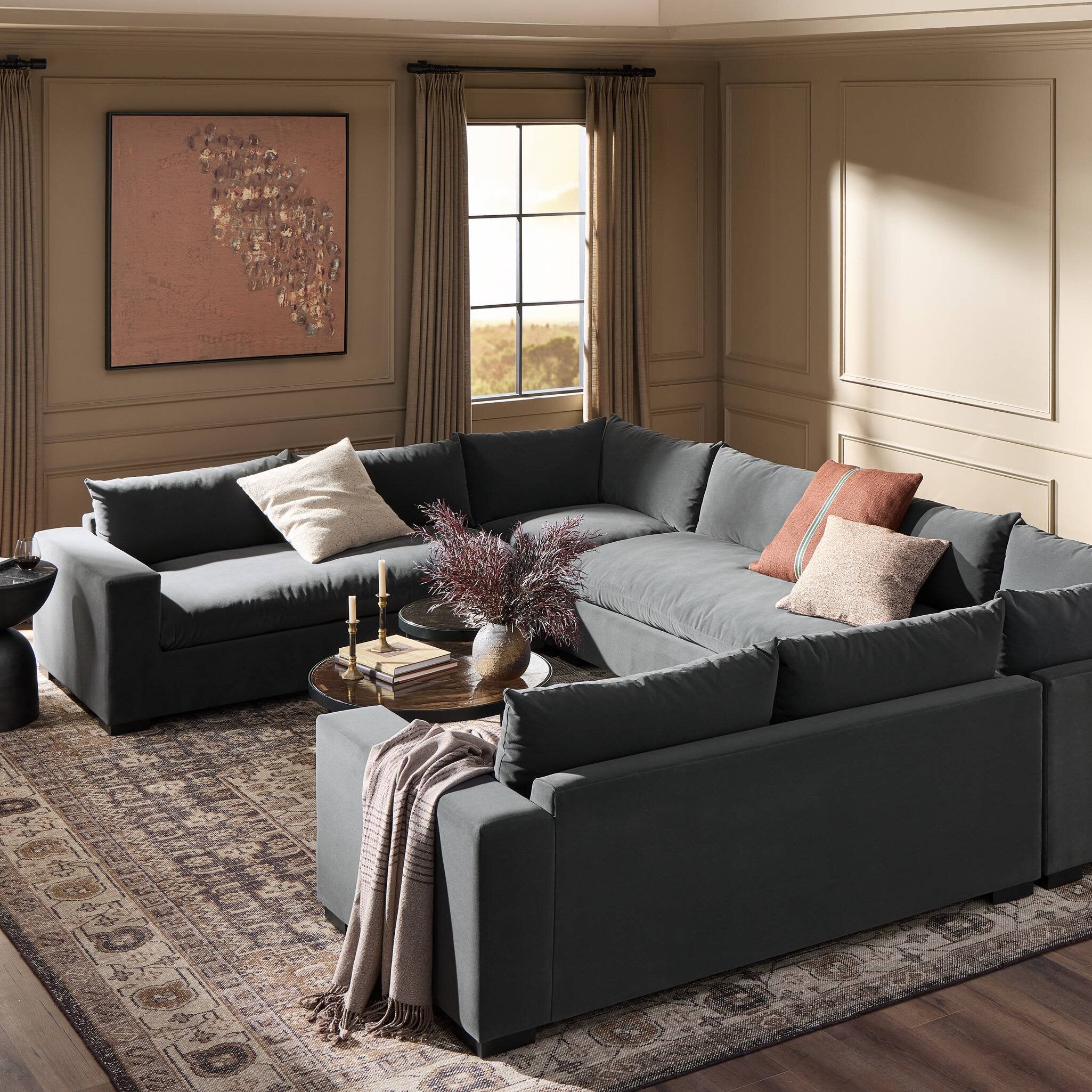 Grant 5-Piece Sectional with Arms Sectionals Four Hands , Black Friday Sale Four Hands Furniture Sale, Old Bones Co, Mid Century Furniture Sale, Four Hands Furniture, Black Friday Sale Grant 5-Piece Sectional with Arms,Gus Sale, Perigold Grant 5-Piece Sectional with Arms Sectionals Black Friday Sale , Perigold Sale Grant 5-Piece Sectional with Arms,Grant 5-Piece Sectional with Arms Lulu and Georgia, Burke Decor Sale Grant 5-Piece Sectional with Arms, www.oldbonesco.com
