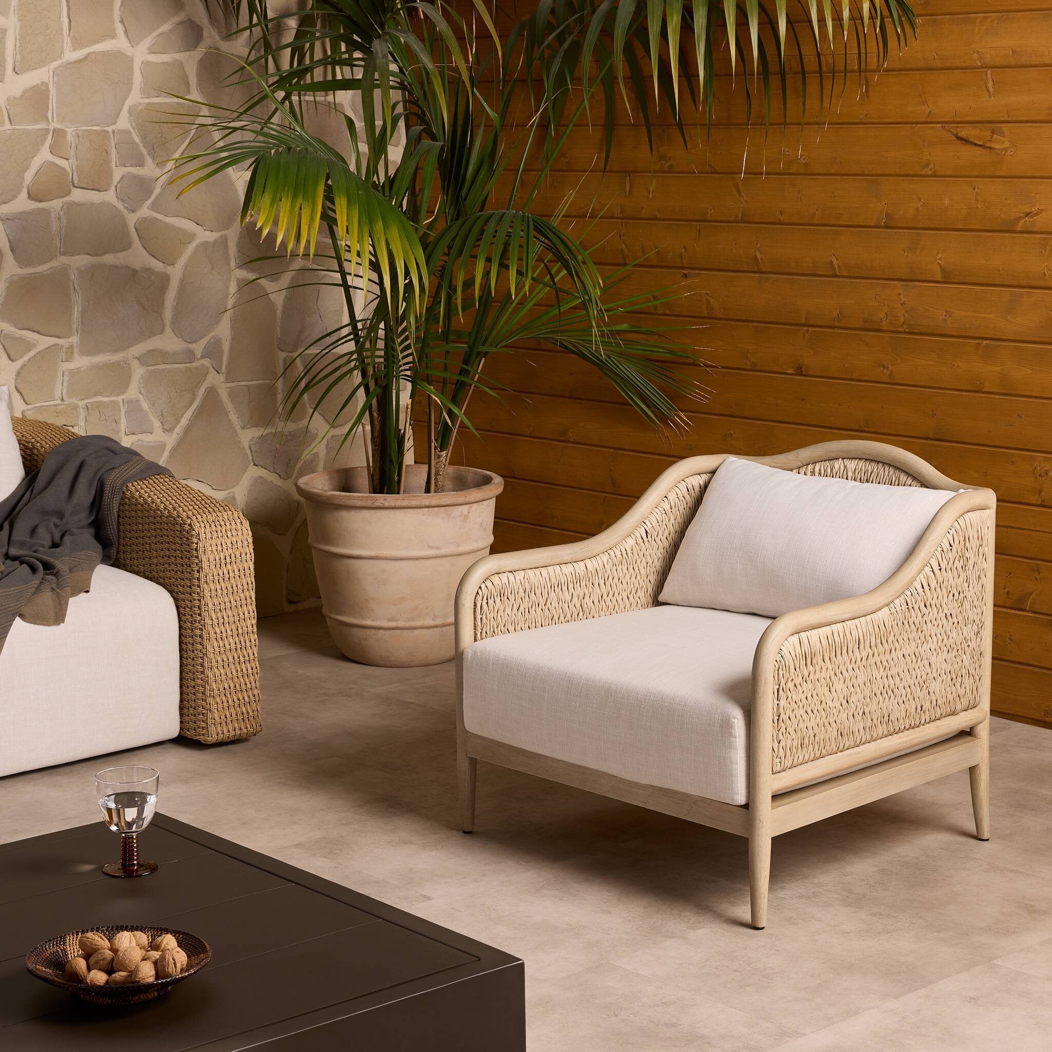 Boerum Outdoor Chair - Vergo Cream