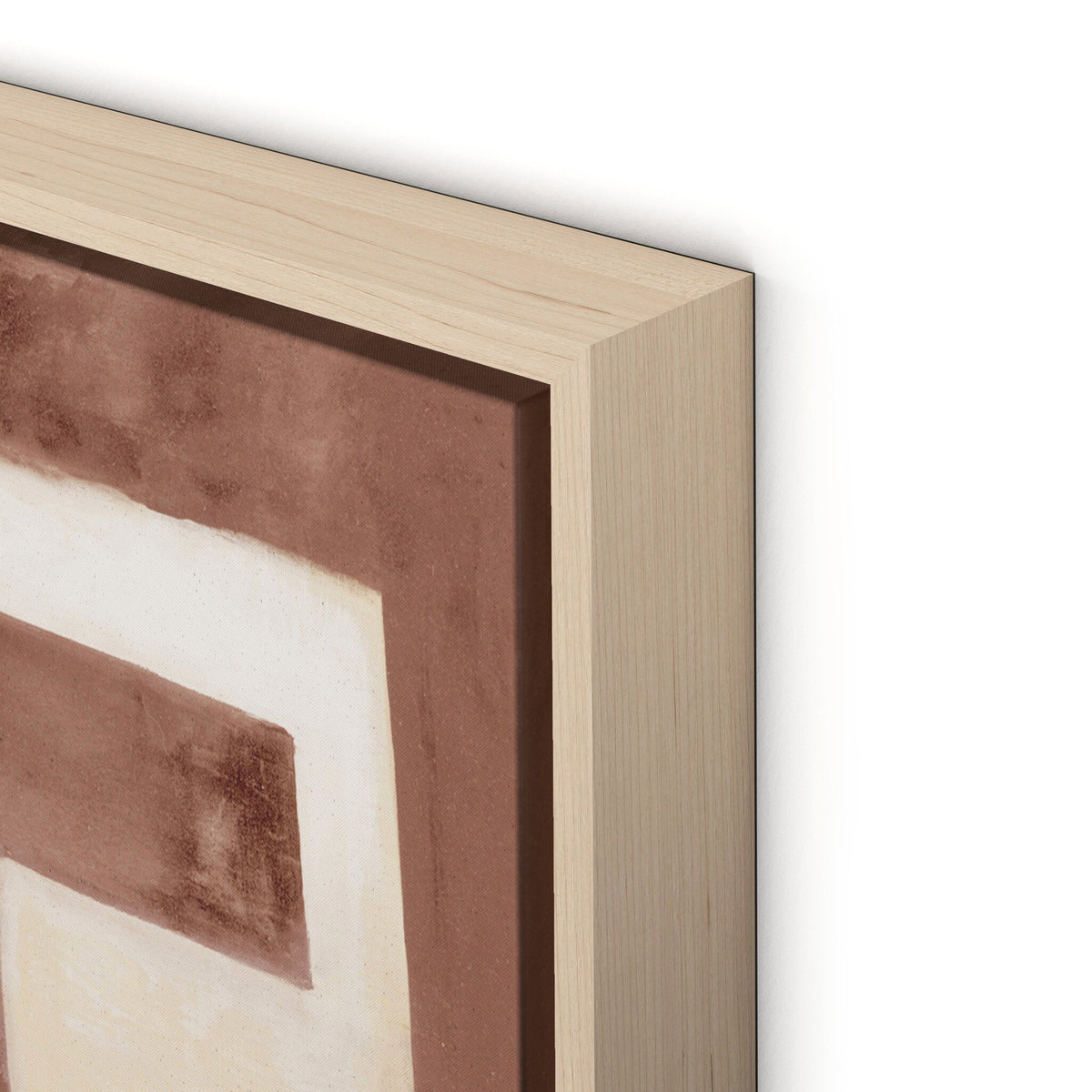 Civilization II by Jess Engle in Natural Maple Floater - 32"x48"