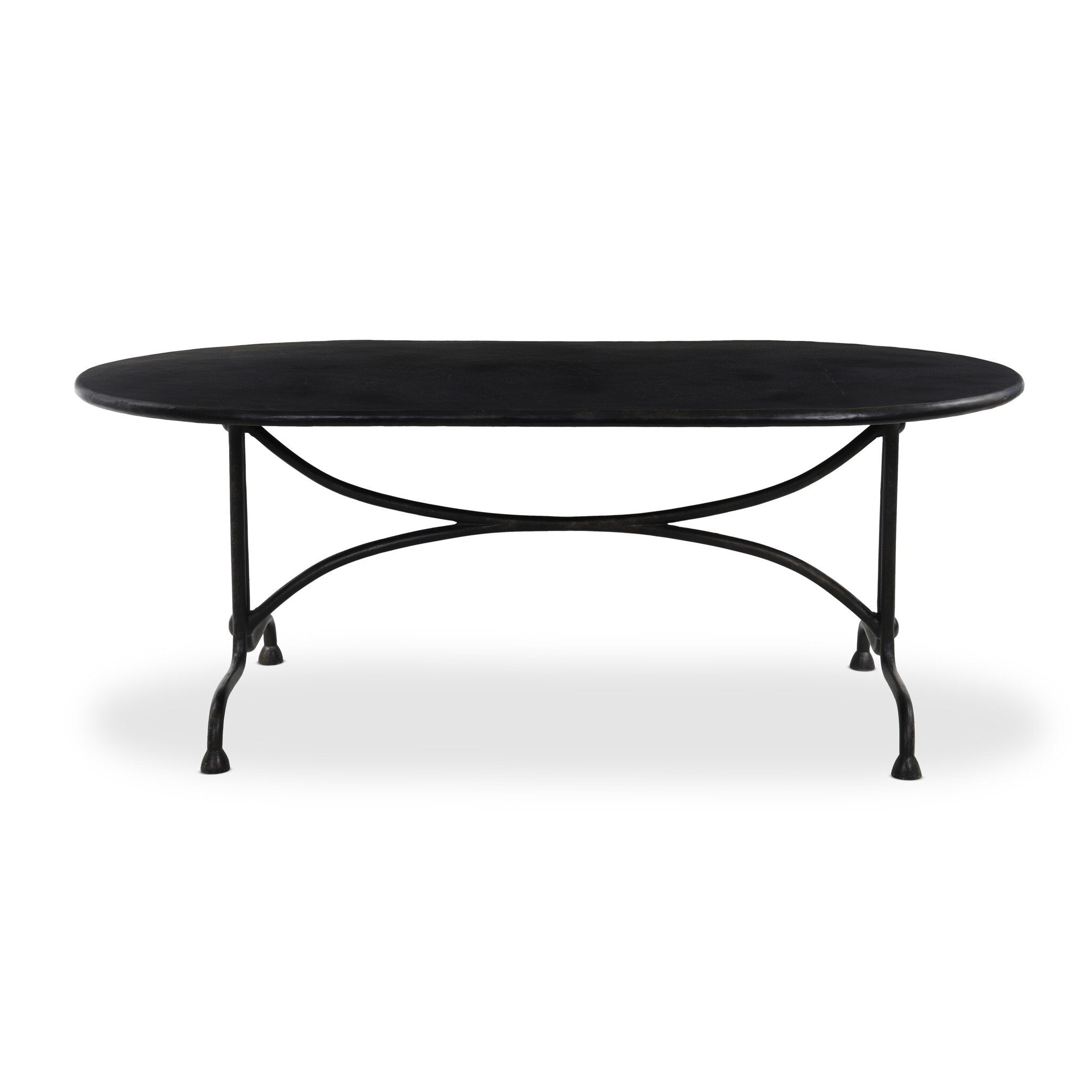 Lenoir 76" Outdoor Dining Table - Distressed Bronze