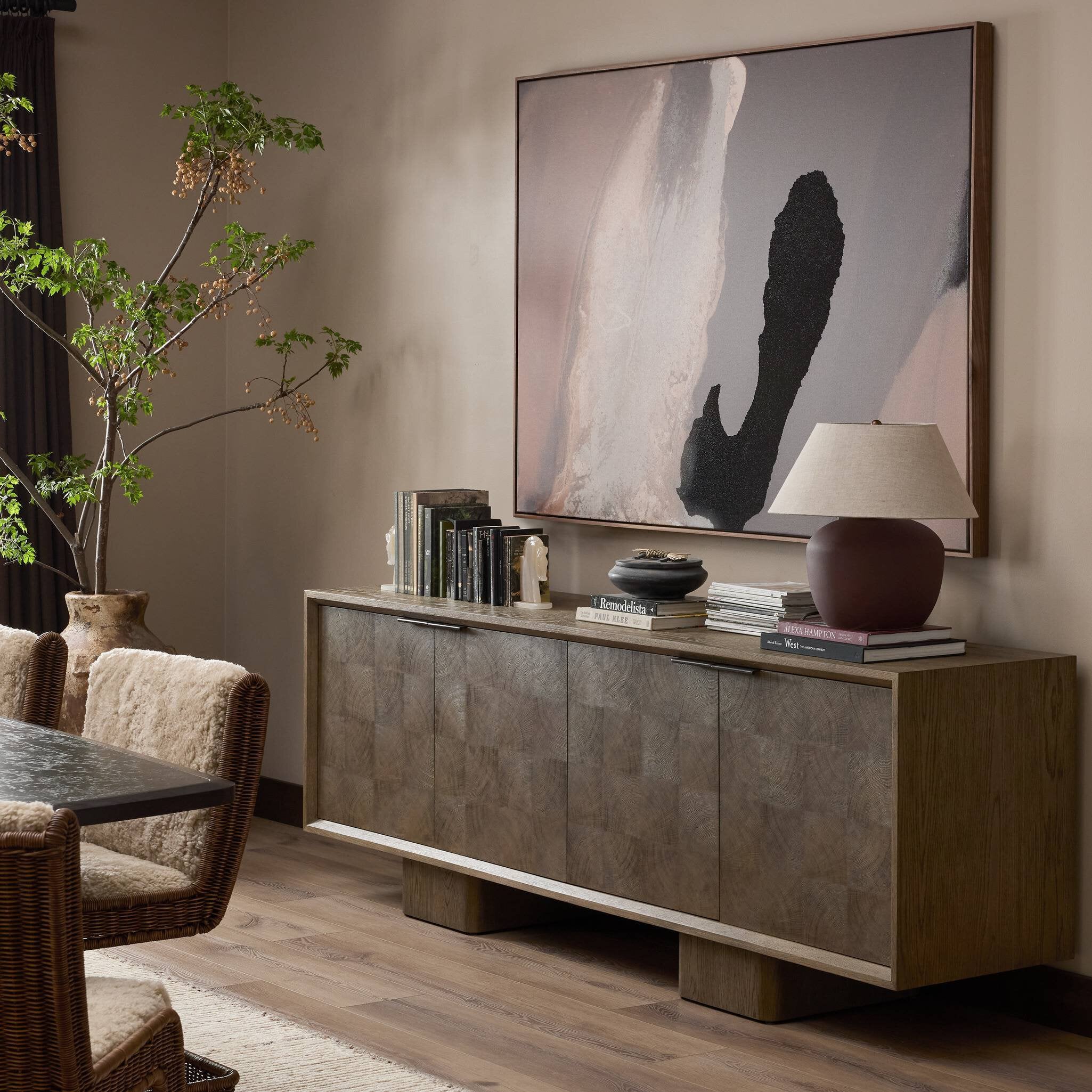 Salta Sideboard - Brown Oak Thick Veneer