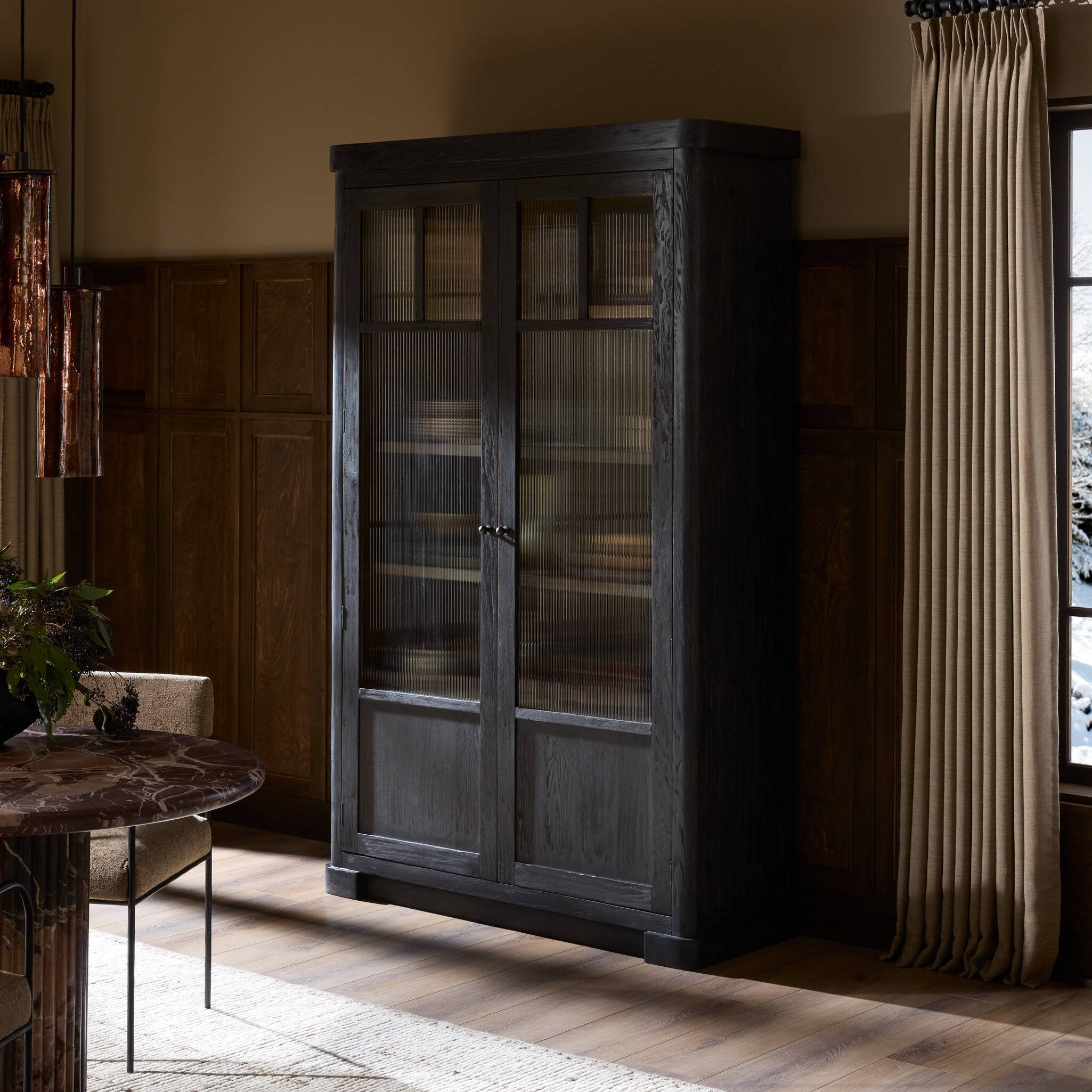 Leopold Cabinet - Black Hemlock