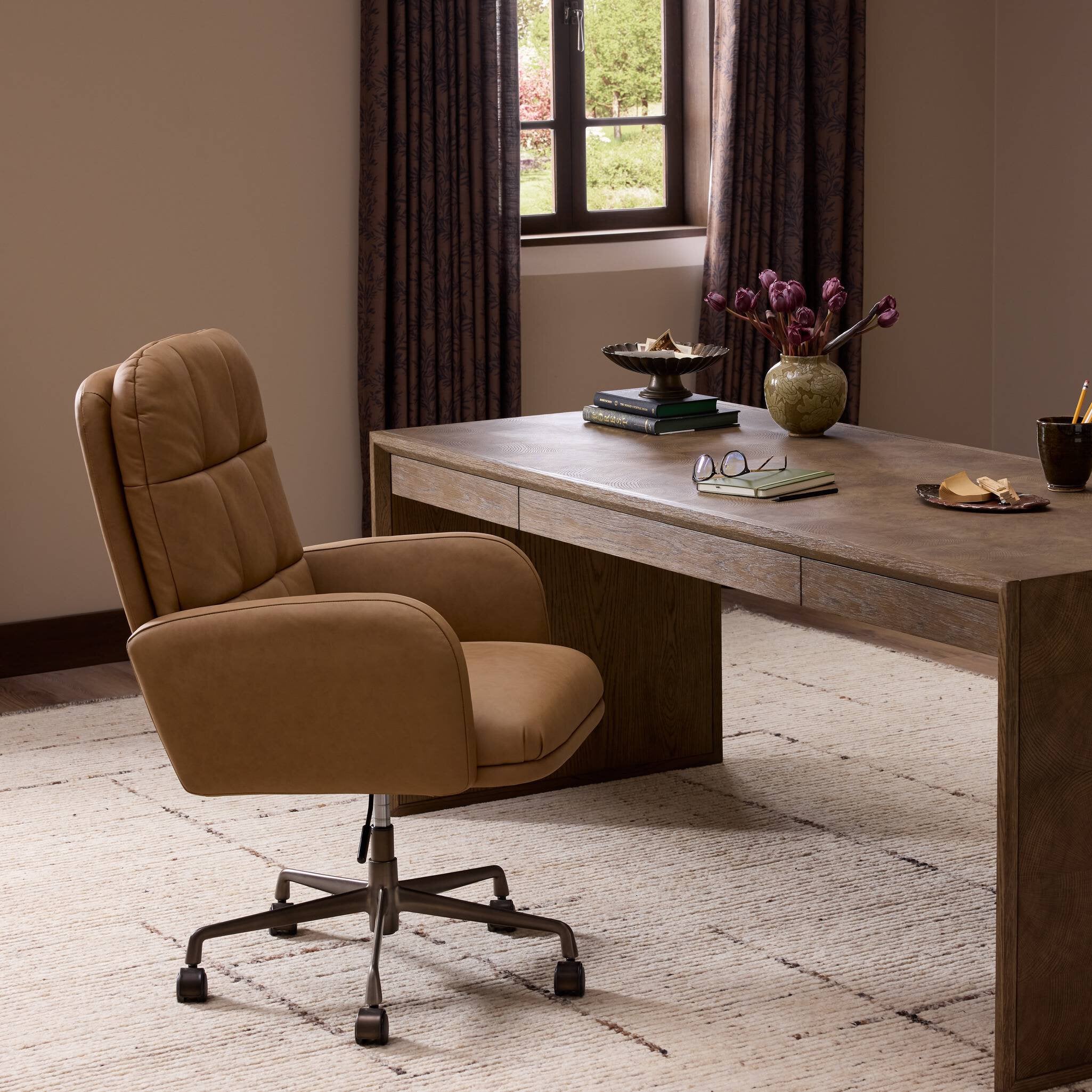 Acton Desk Chair - Maestro Camel