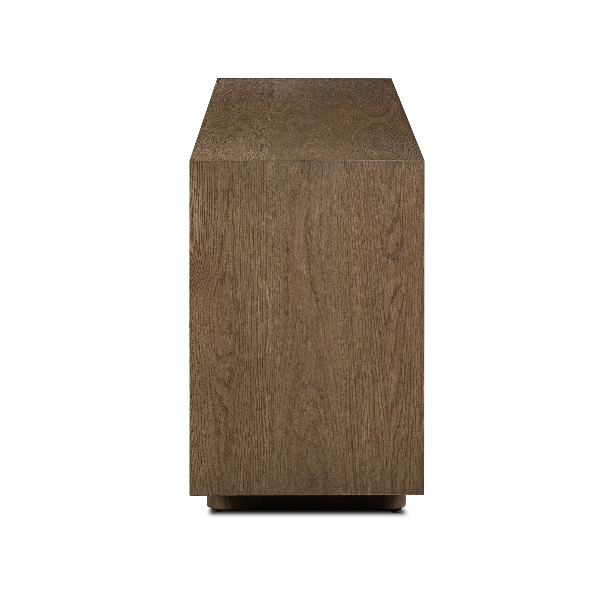 Salta Media Console - Brown Oak Thick Veneer