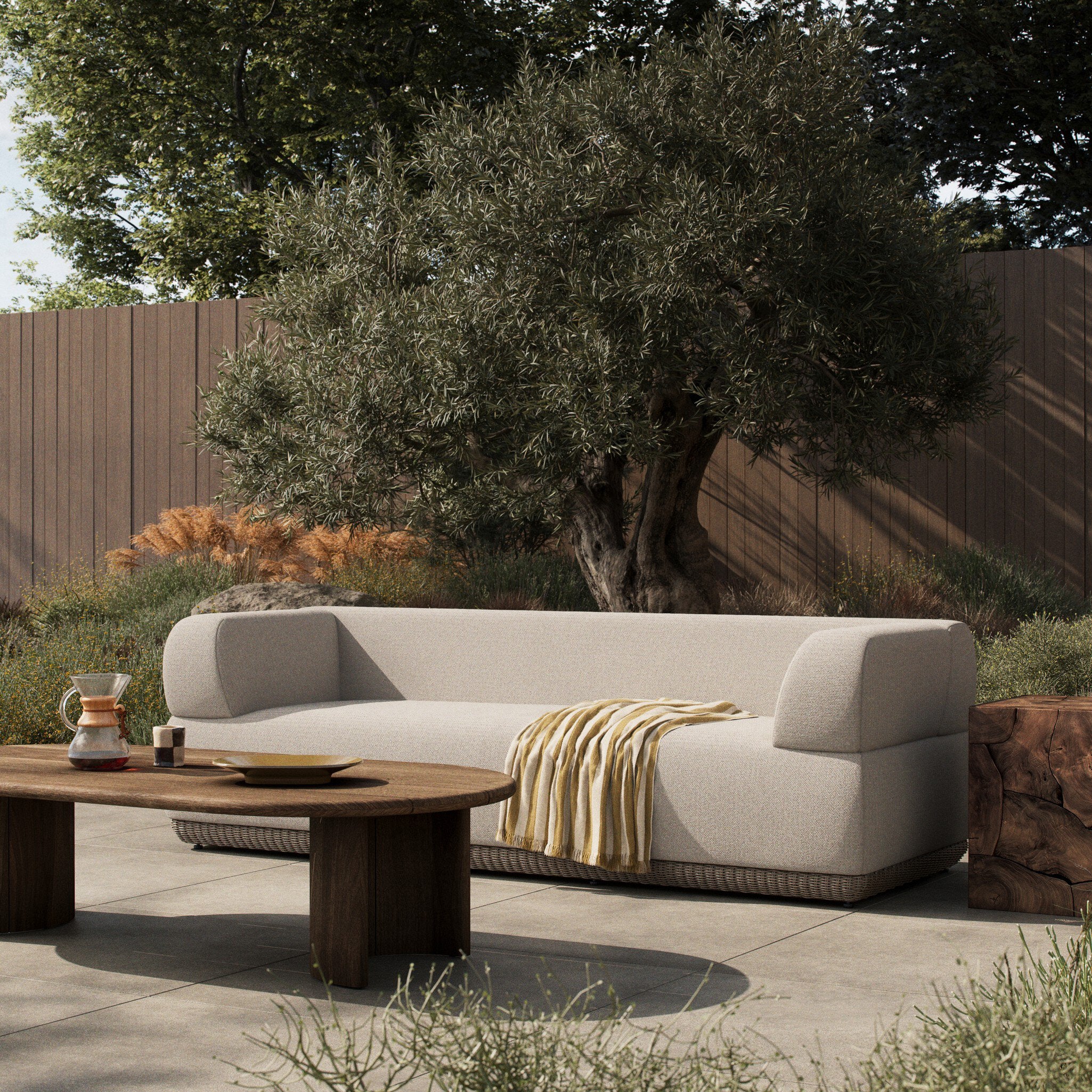 Evander Outdoor Sofa - 96"
