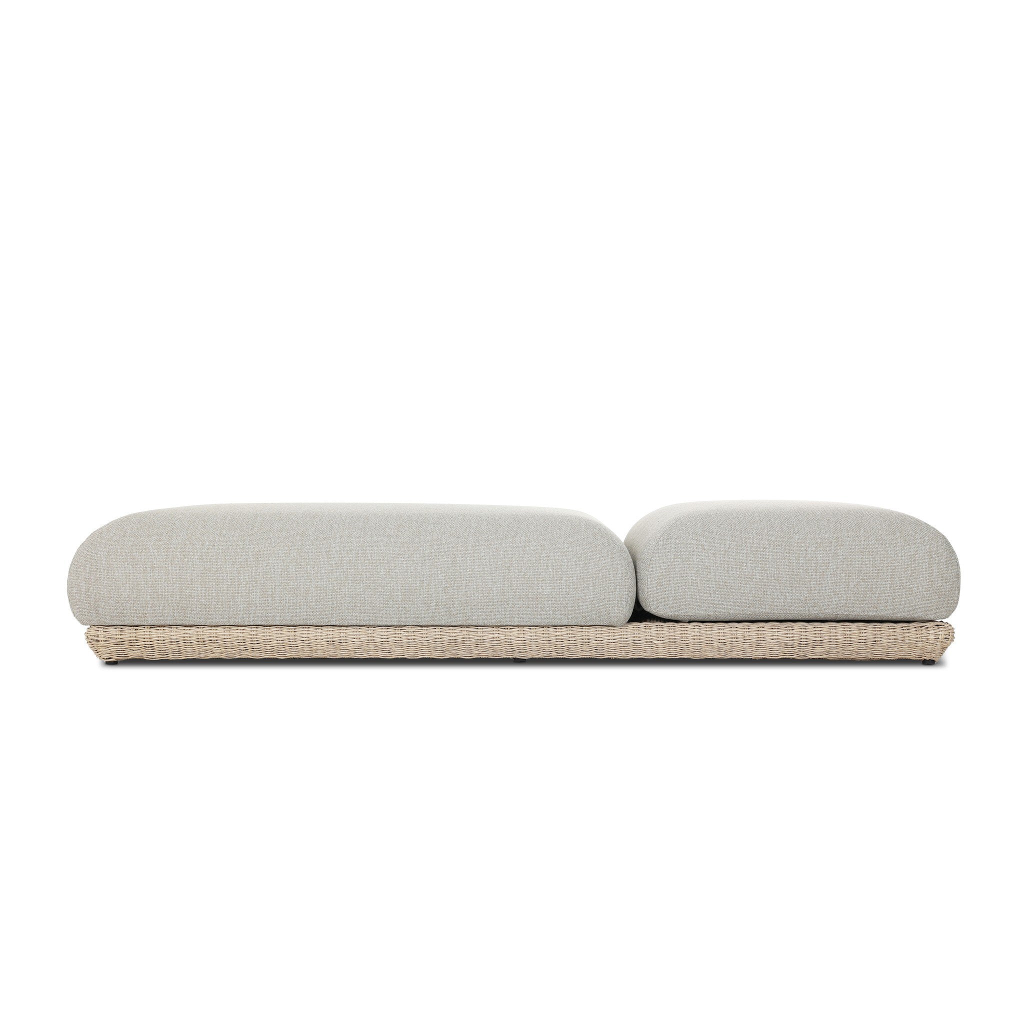 Evander Outdoor Chaise - Ramiro Ecru