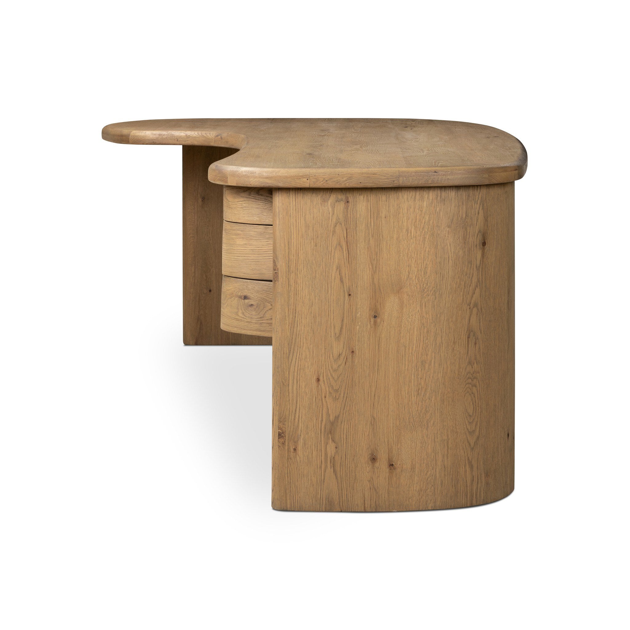Roan Desk - Aged Smoked Oak