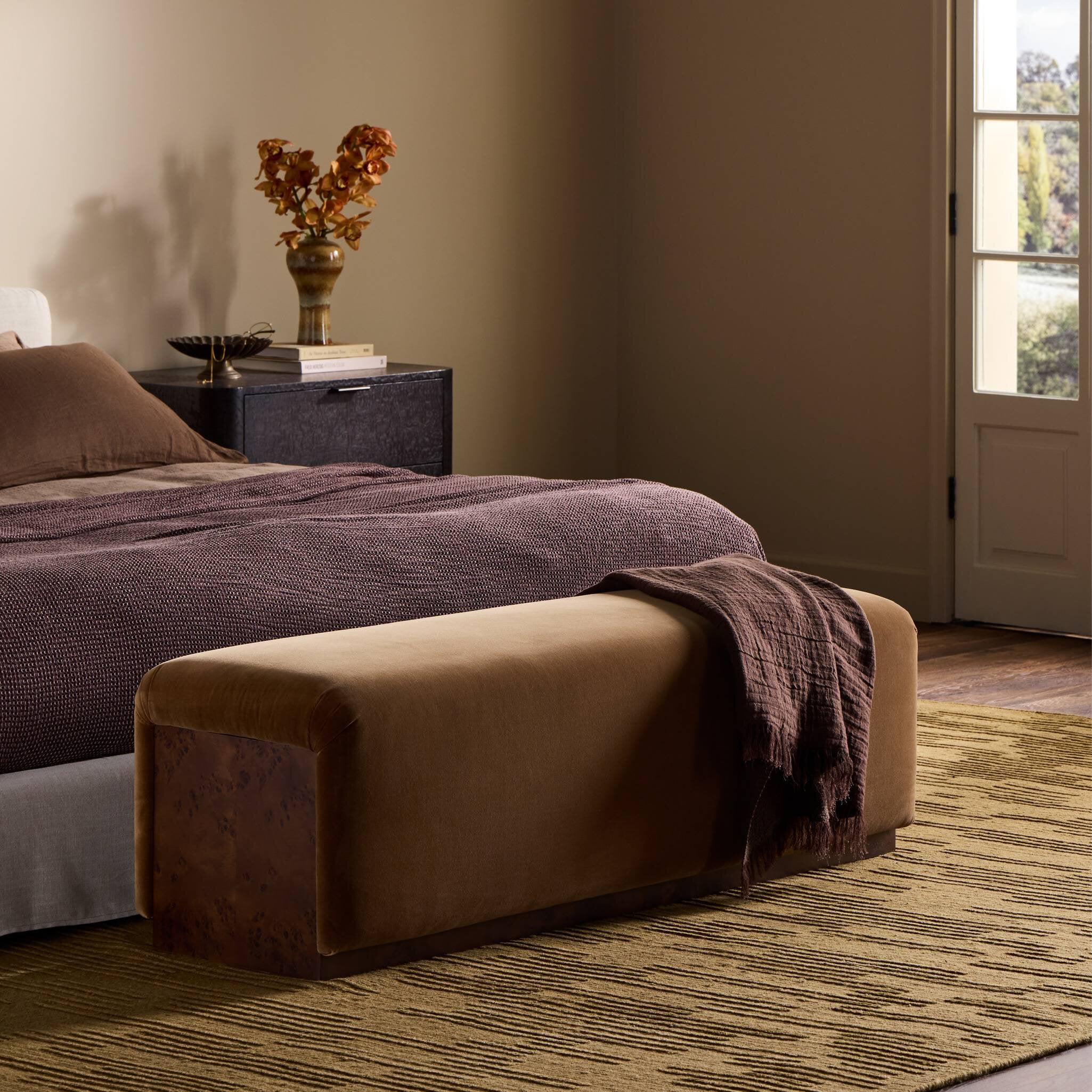 Samsoe Accent Bench - Surrey Ochre