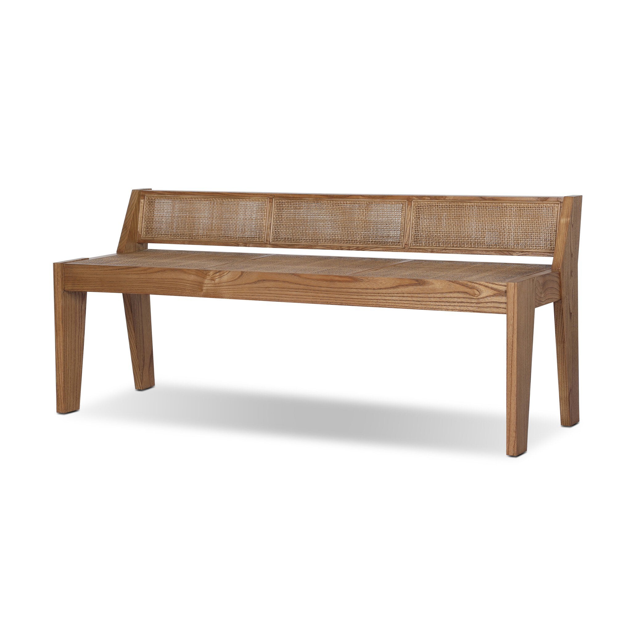 Lutz Accent Bench - Toasted Sungkai