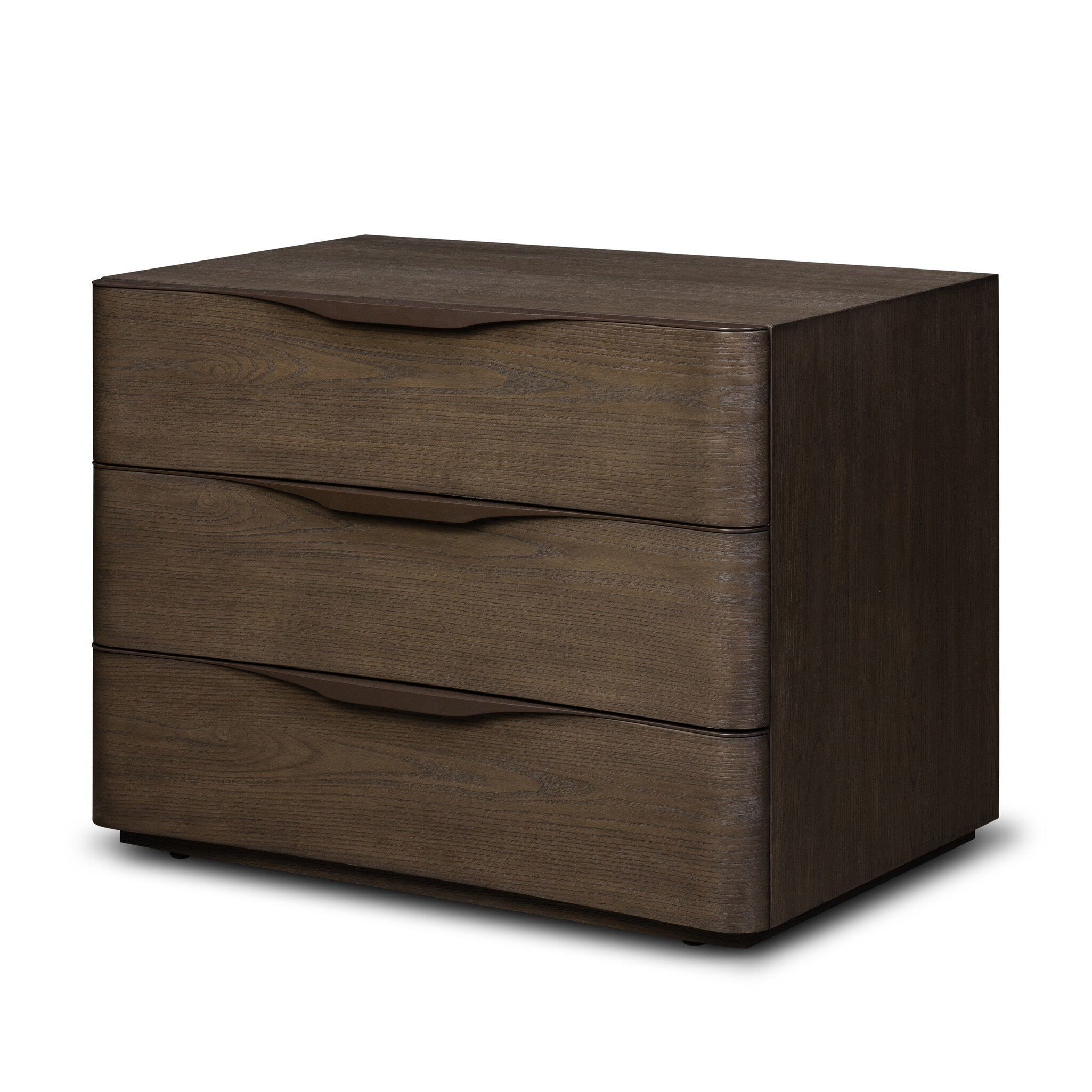 Amiro Nightstand - Tumble Brown Ash Veneer