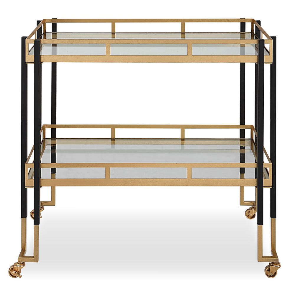 Uttermost Kentmore Modern Bar Cart