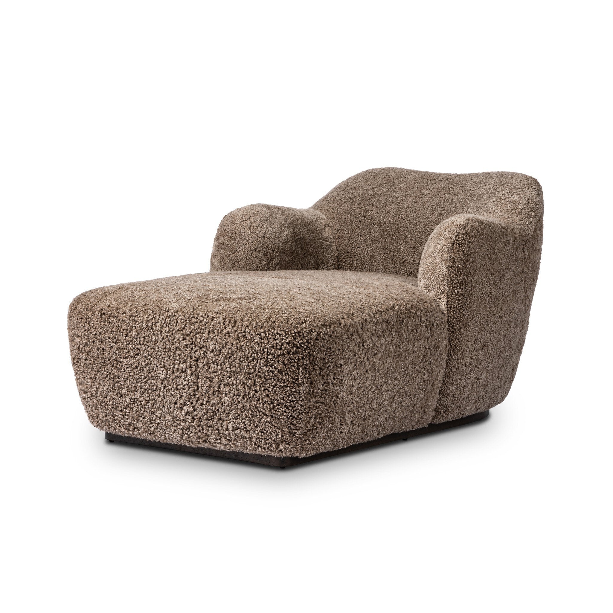 Julius Chaise - Taupe Shearling