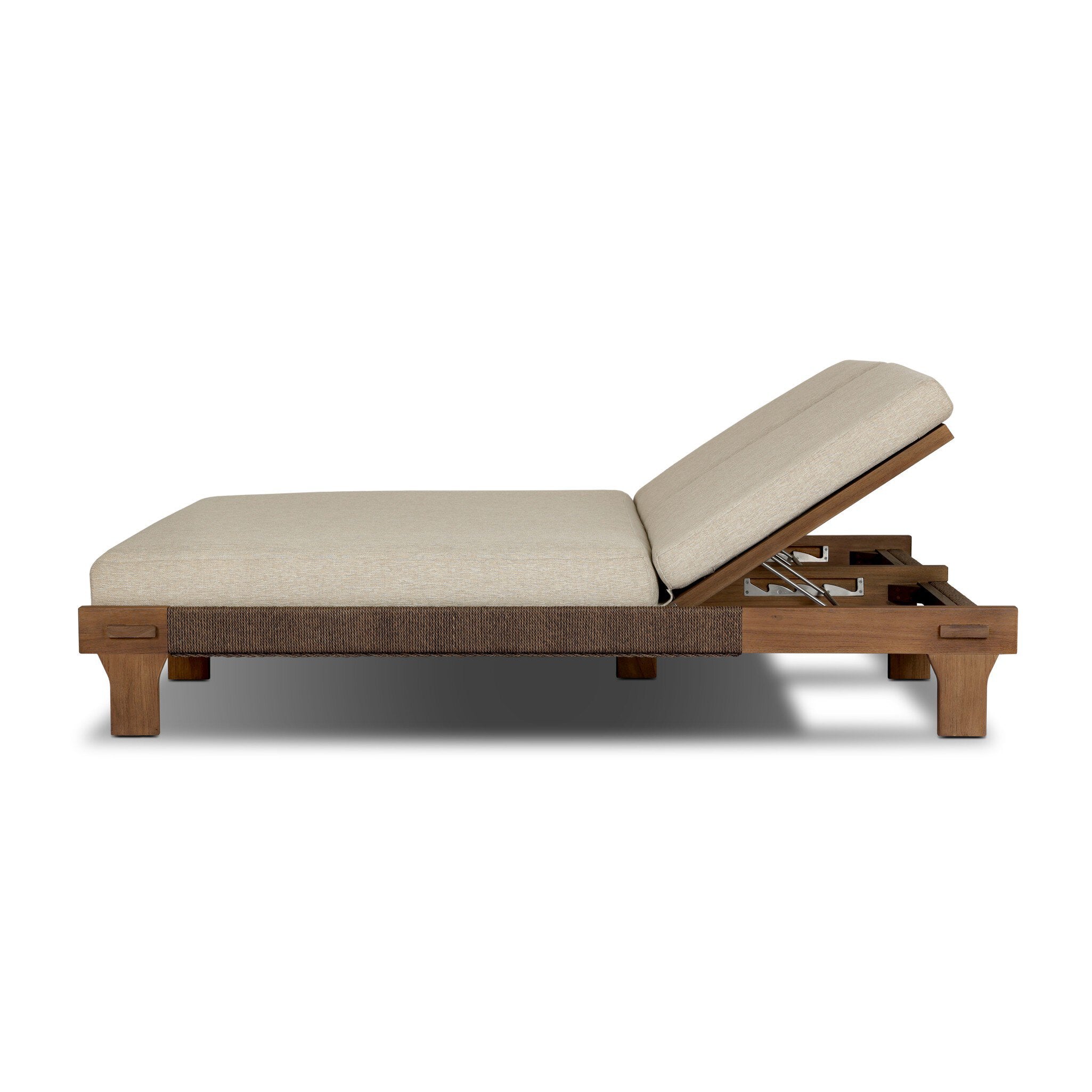 Moxie Outdoor Double Chaise - Ellor Beige