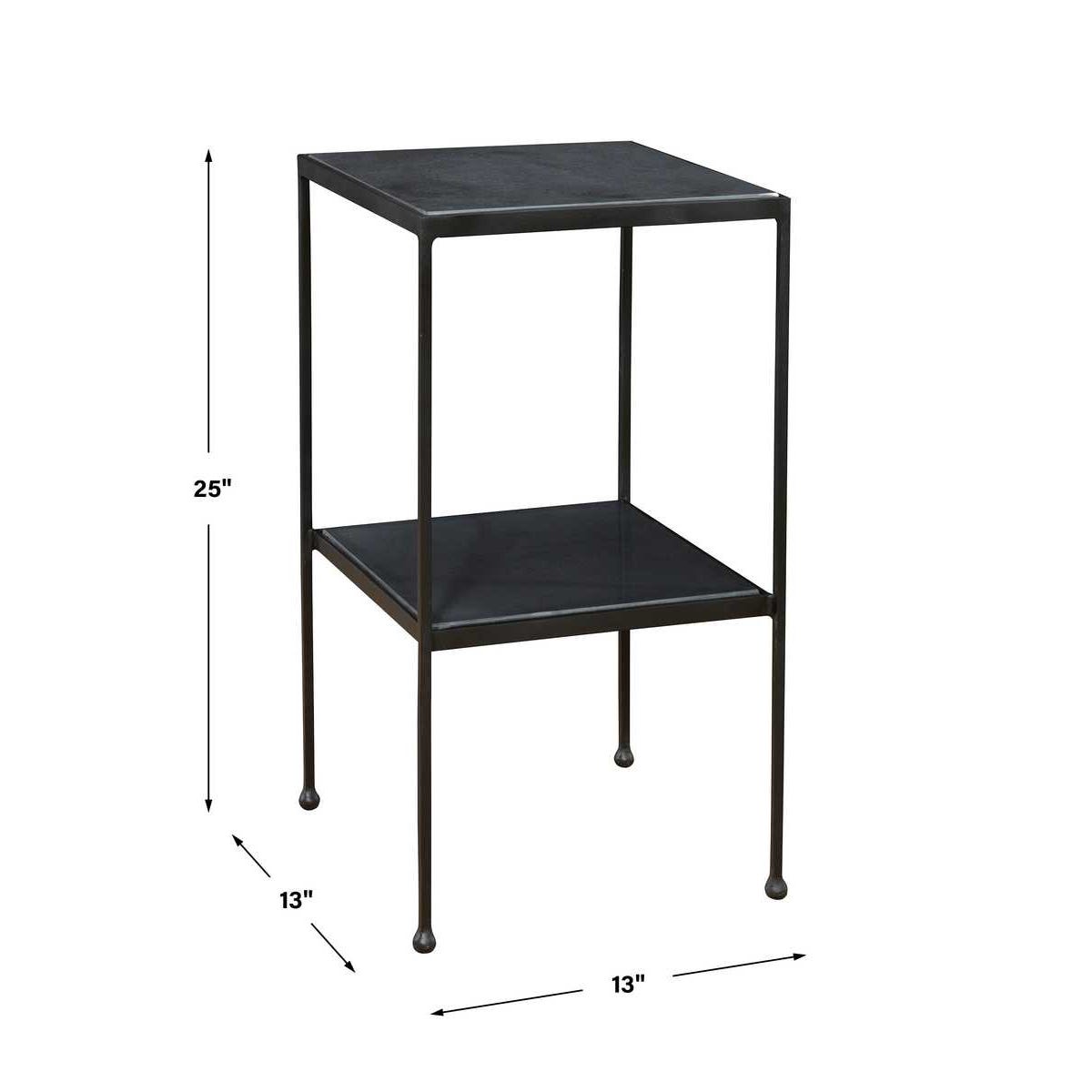 Uttermost Sherwood Square Marble Accent Table