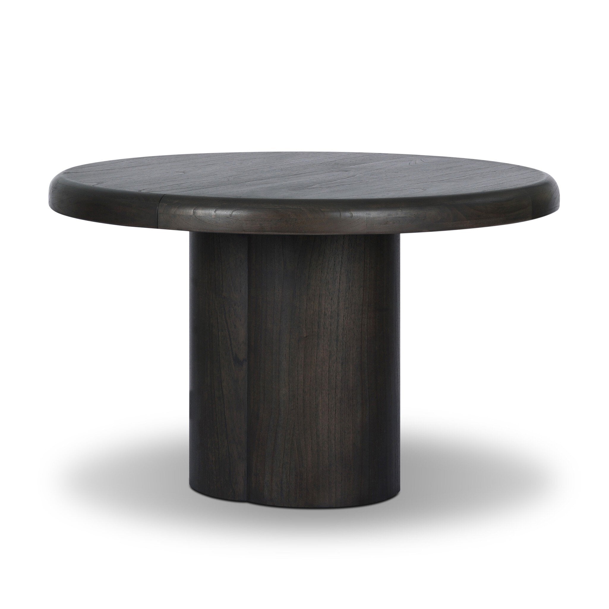 Pemble Extension Dining Table - Smoked Black Mindi Veneer