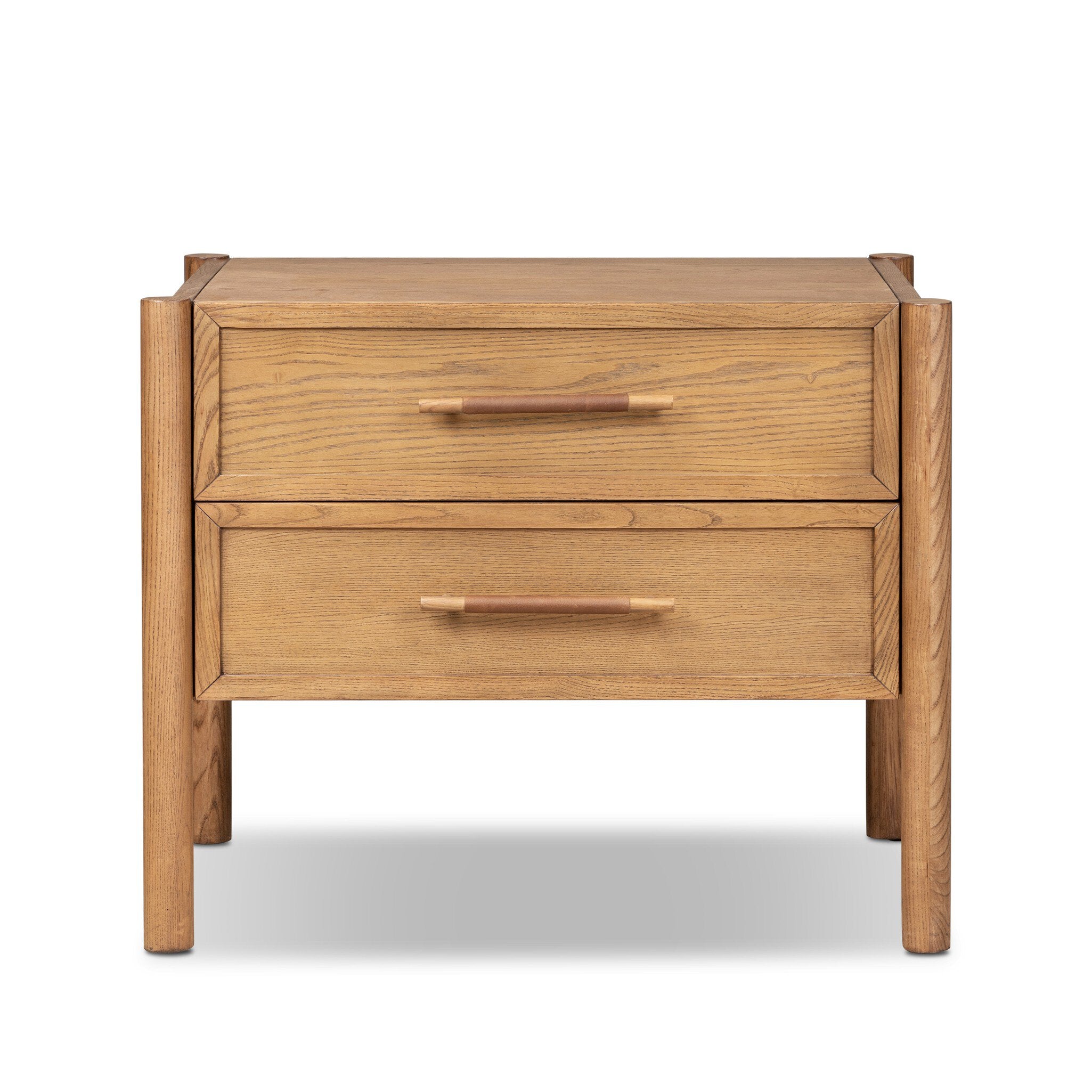 Salado 2 Drawer Nightstand - Natural Ash Veneer