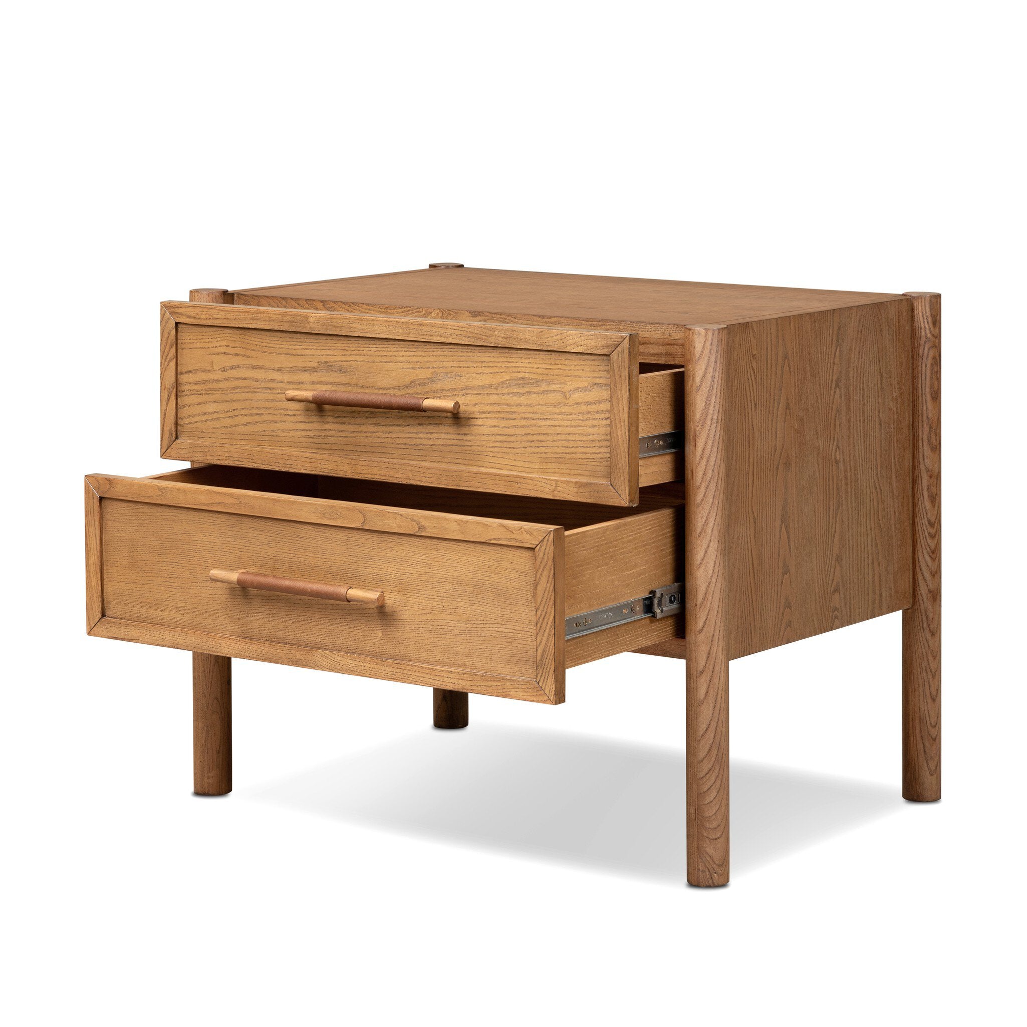Salado 2 Drawer Nightstand - Natural Ash Veneer