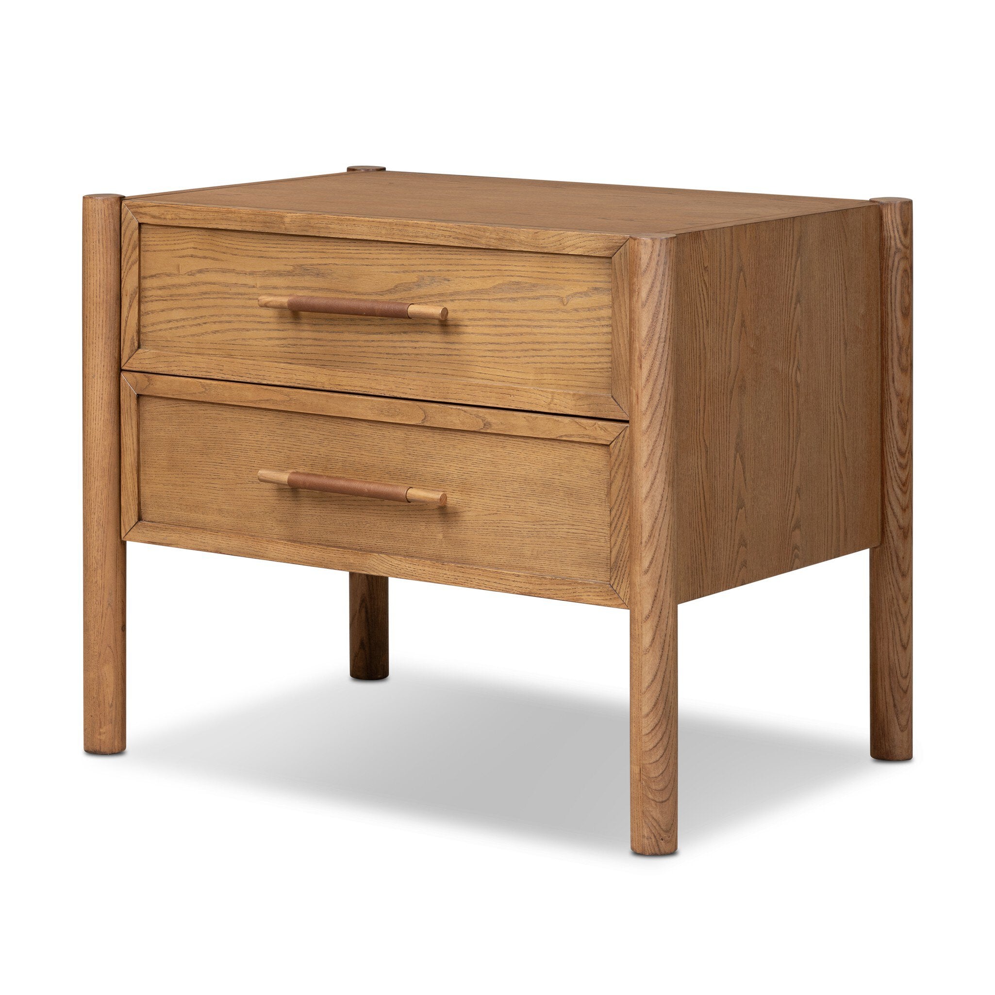 Salado 2 Drawer Nightstand - Natural Ash Veneer