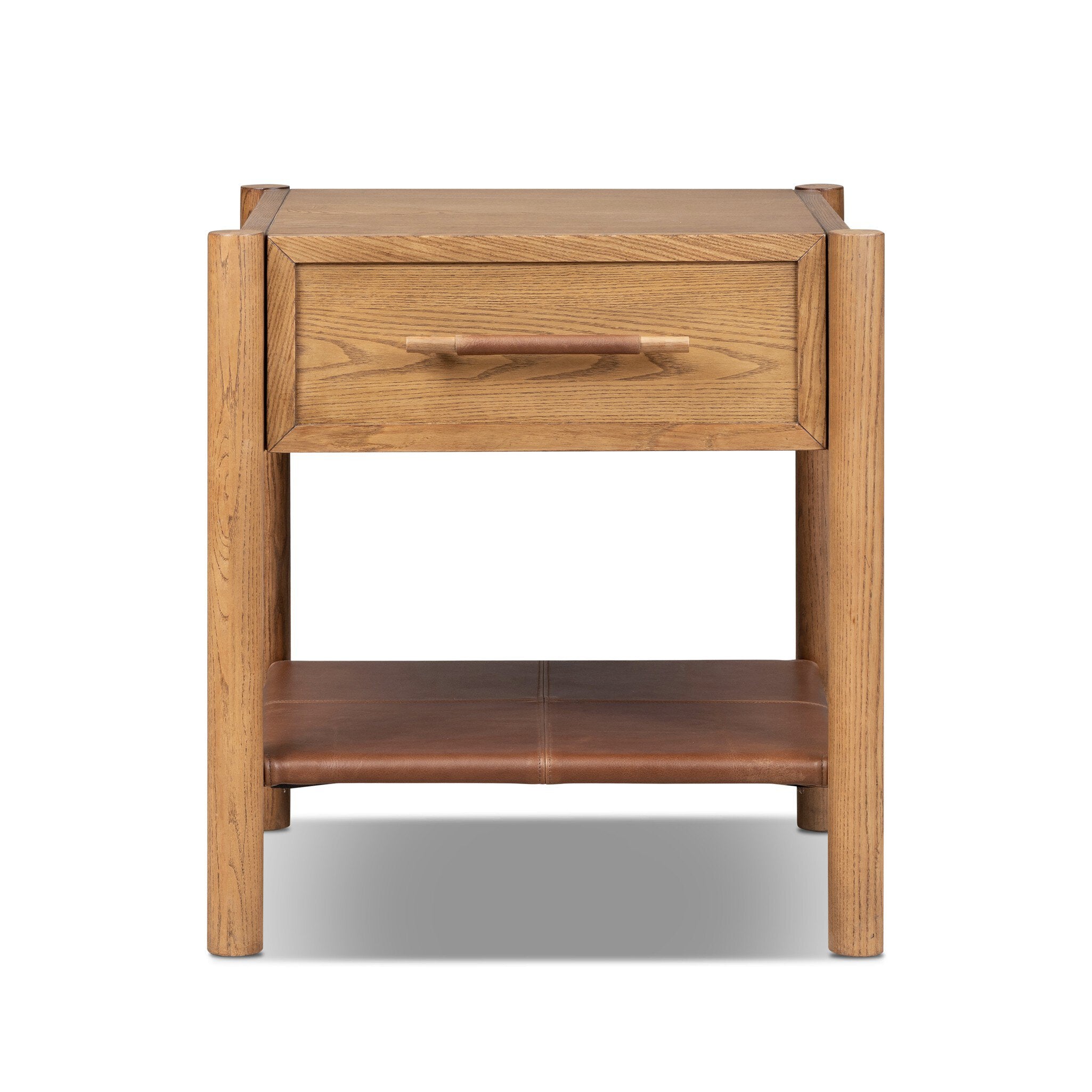 Salado 1 Drawer Nightstand - Natural Ash Veneer