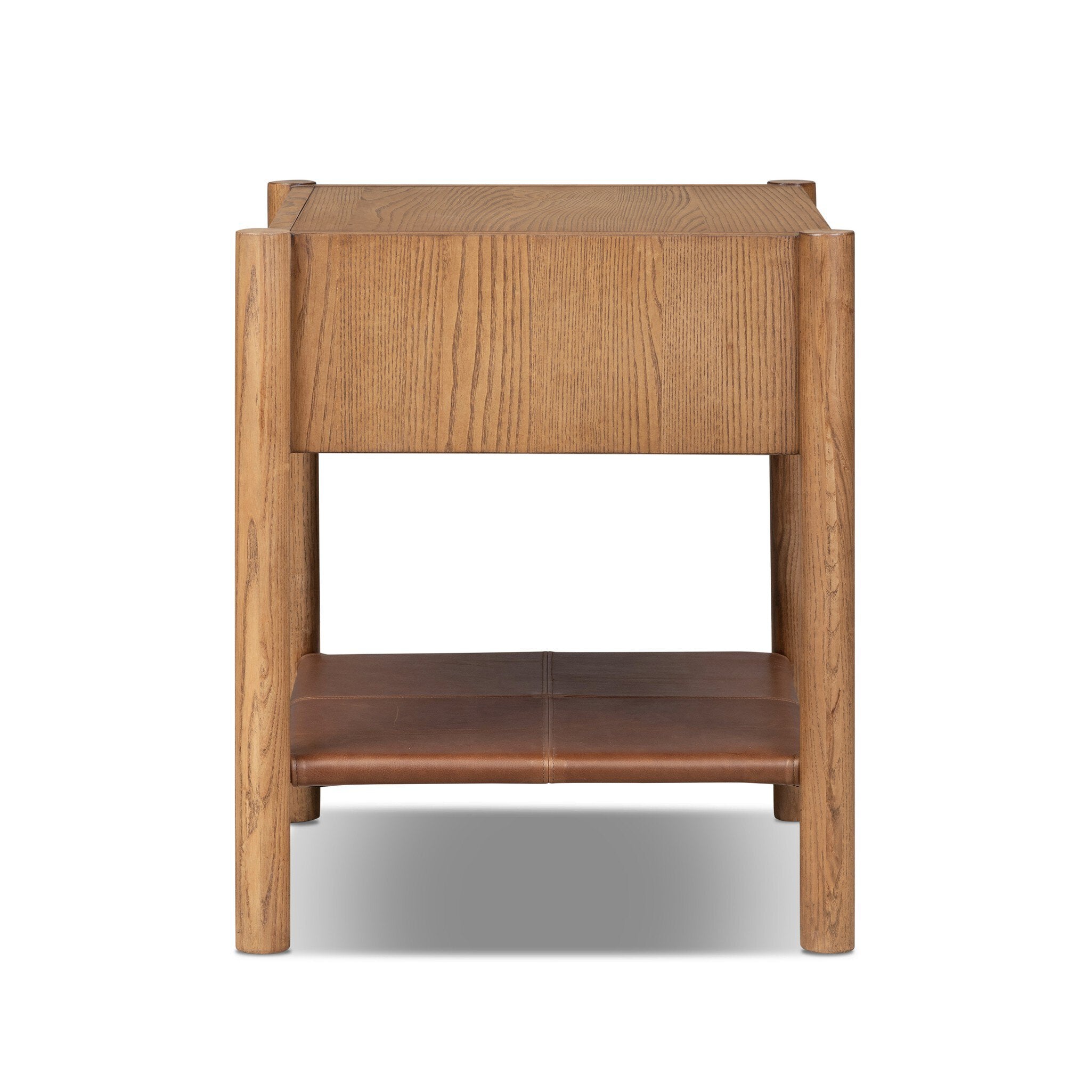 Salado 1 Drawer Nightstand - Natural Ash Veneer
