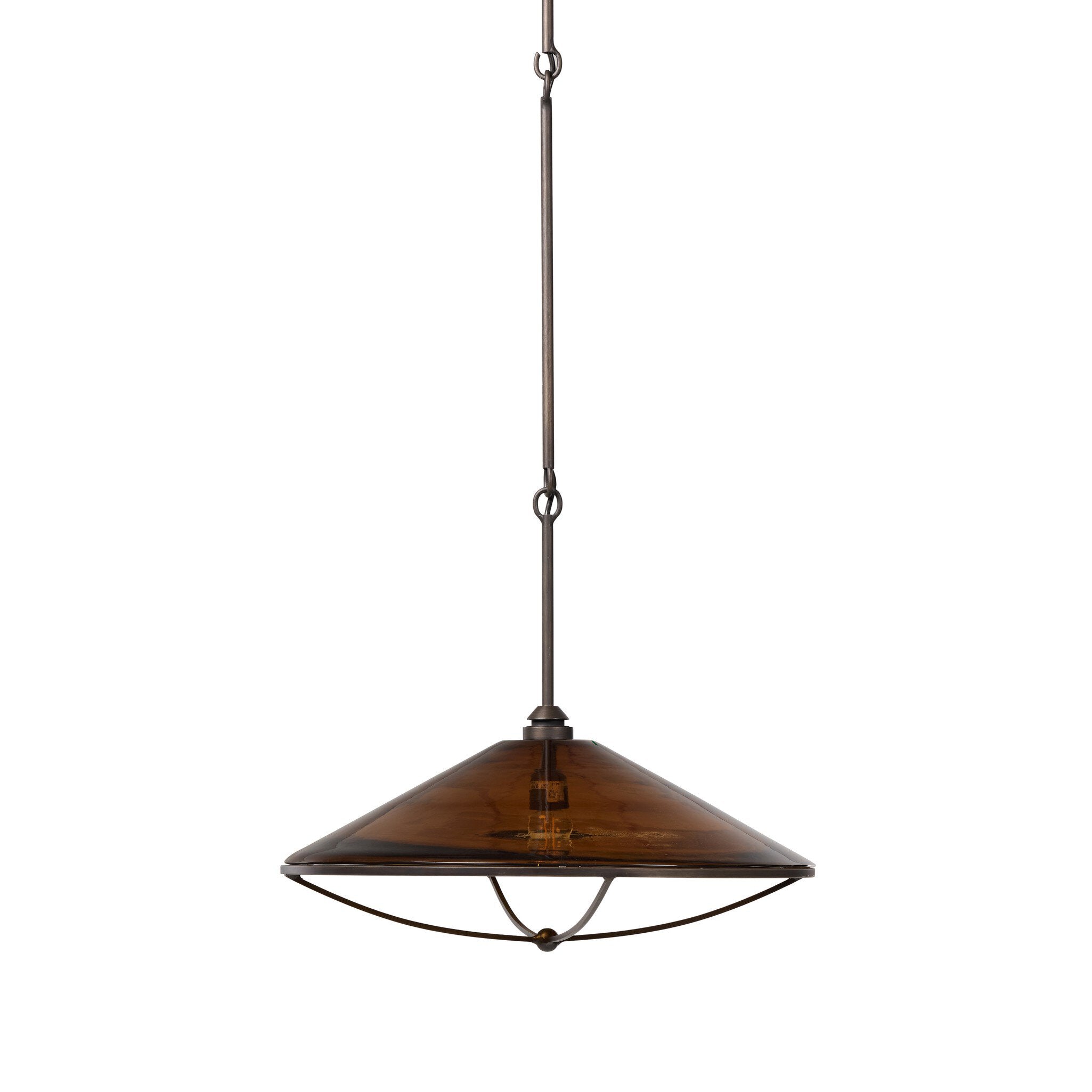 Lucine Pendant - Amber Glass