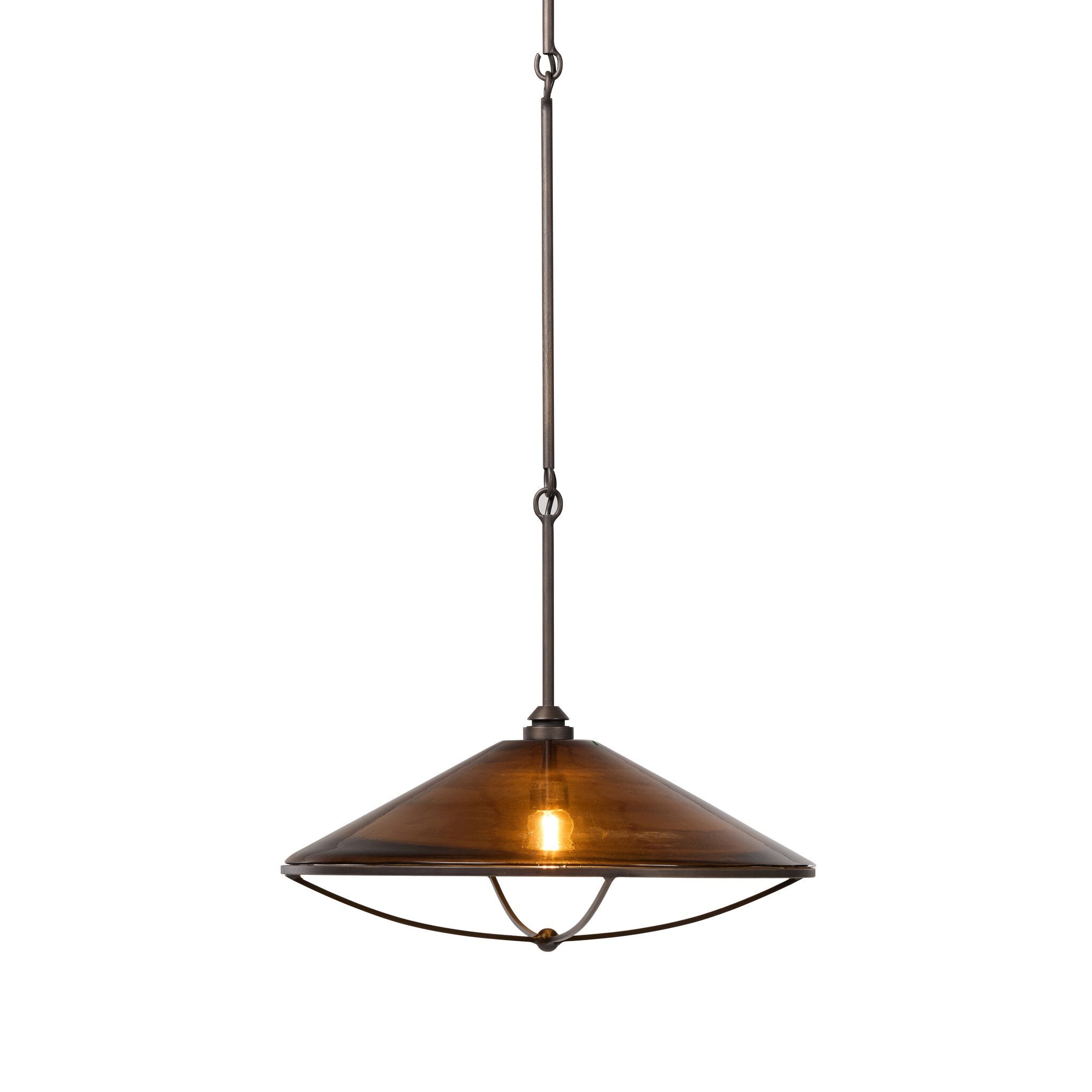 Lucine Pendant - Amber Glass