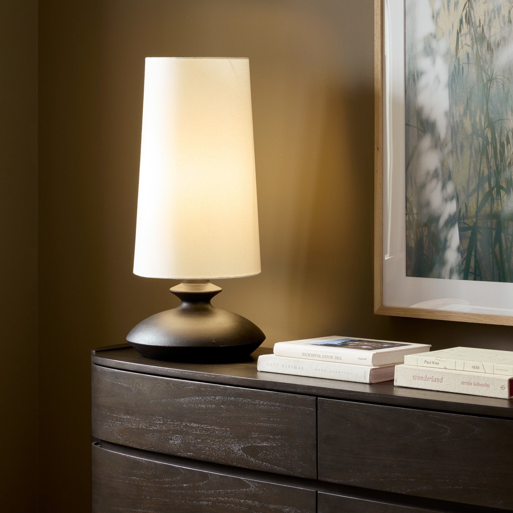 Reva Table Lamp - Bronze Cast Aluminum
