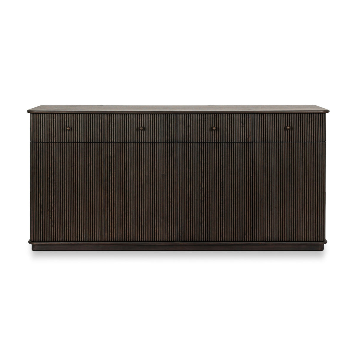 Ona Sideboard - Smoked Black Mindi by Four Hands, front view