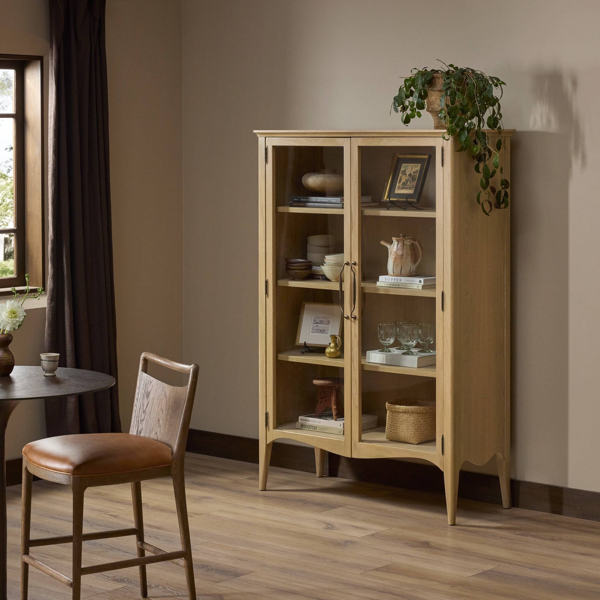 Gates Cabinet - Light Natural Oak Veneer