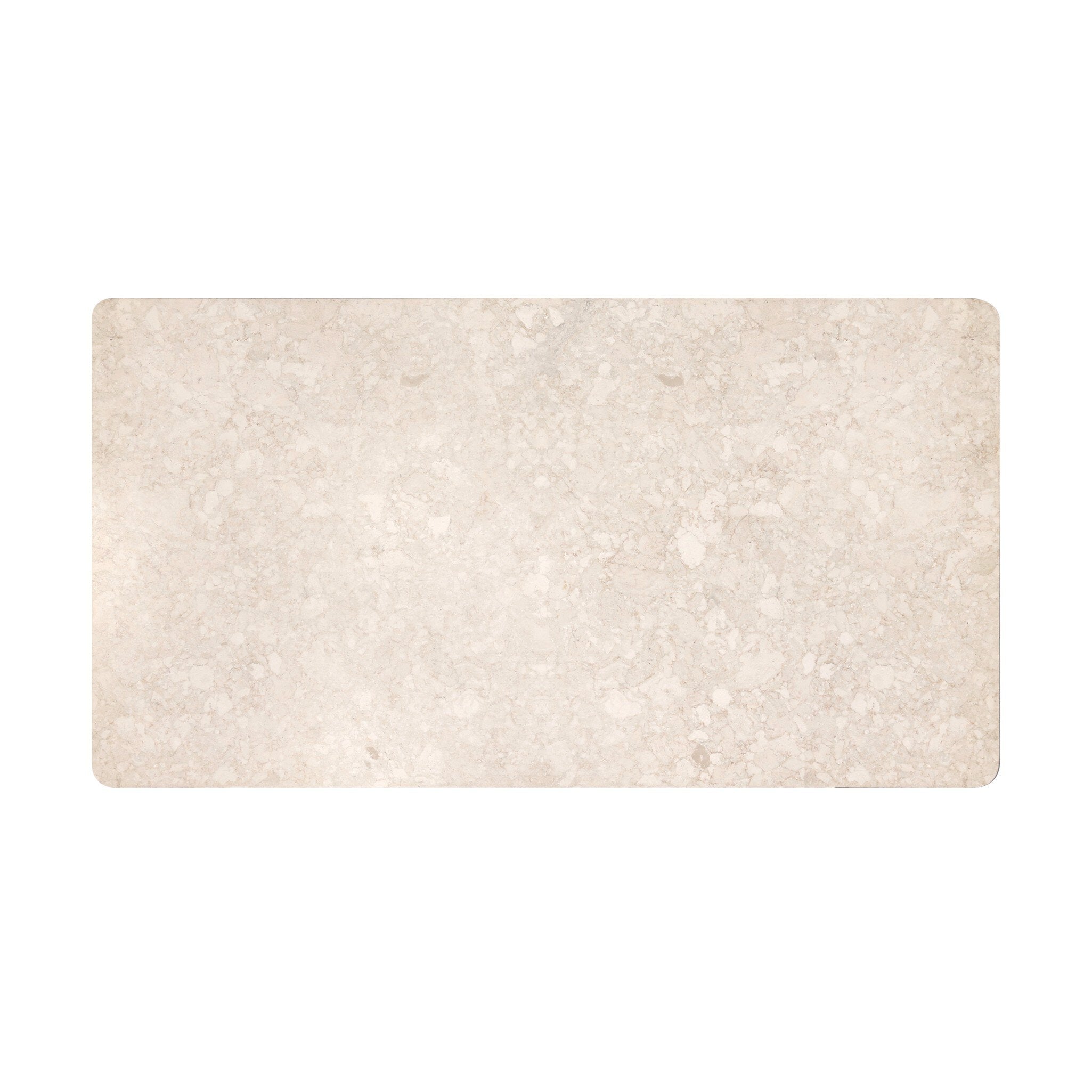 Sterling Outdoor Stone Coffee Table - Beige Fossil Travertine