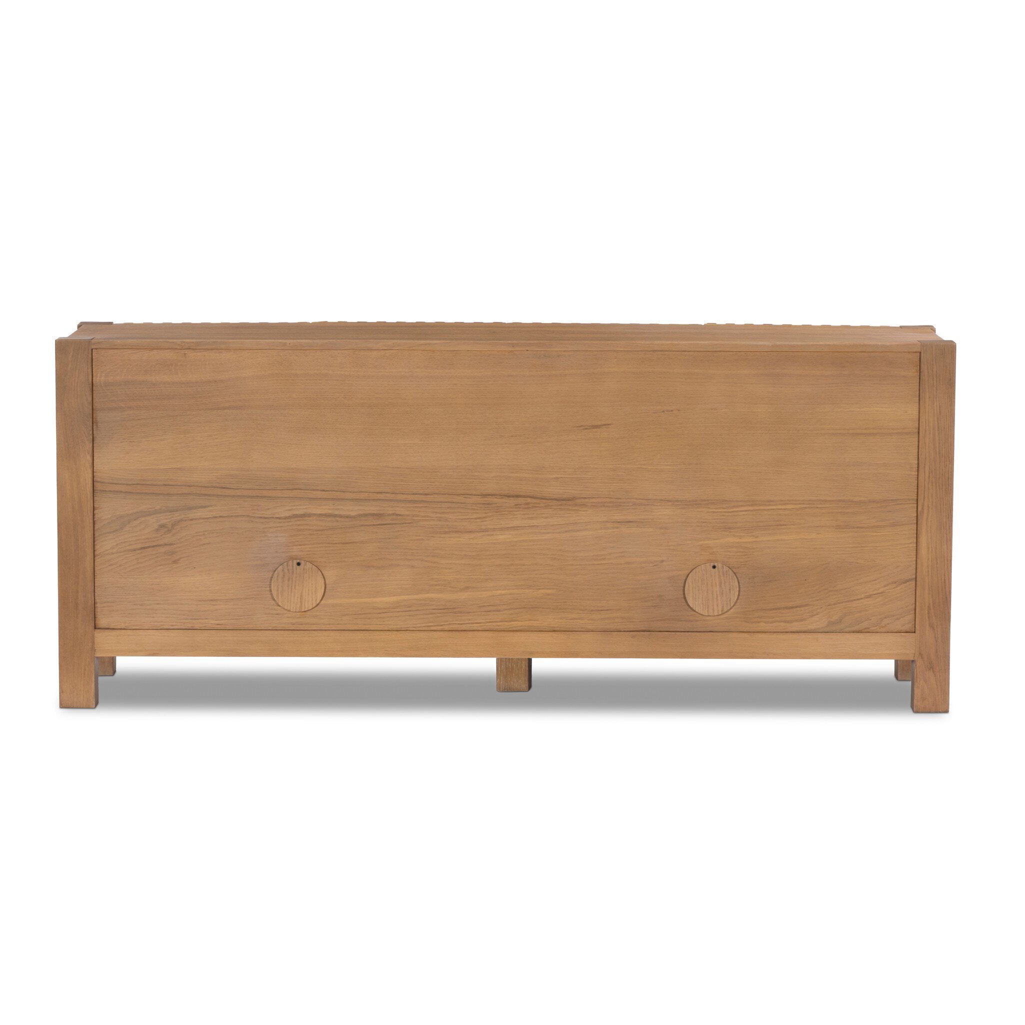 Tristan Media Console - Light Natural Oak Veneer