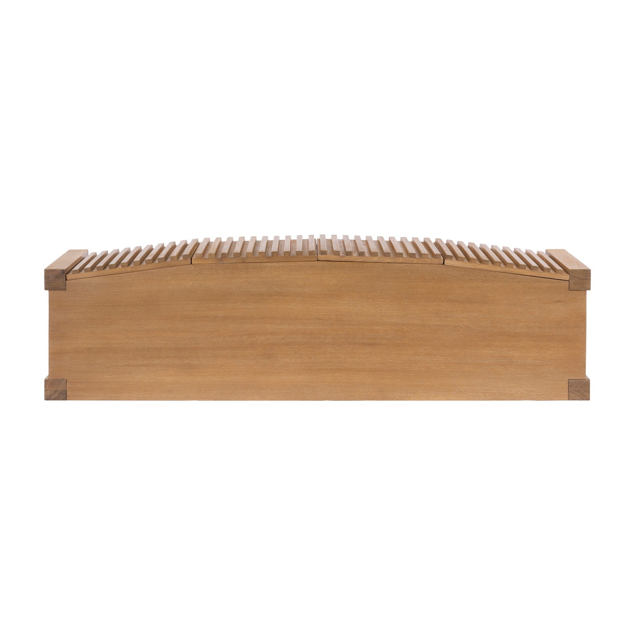 Tristan Media Console - Light Natural Oak Veneer