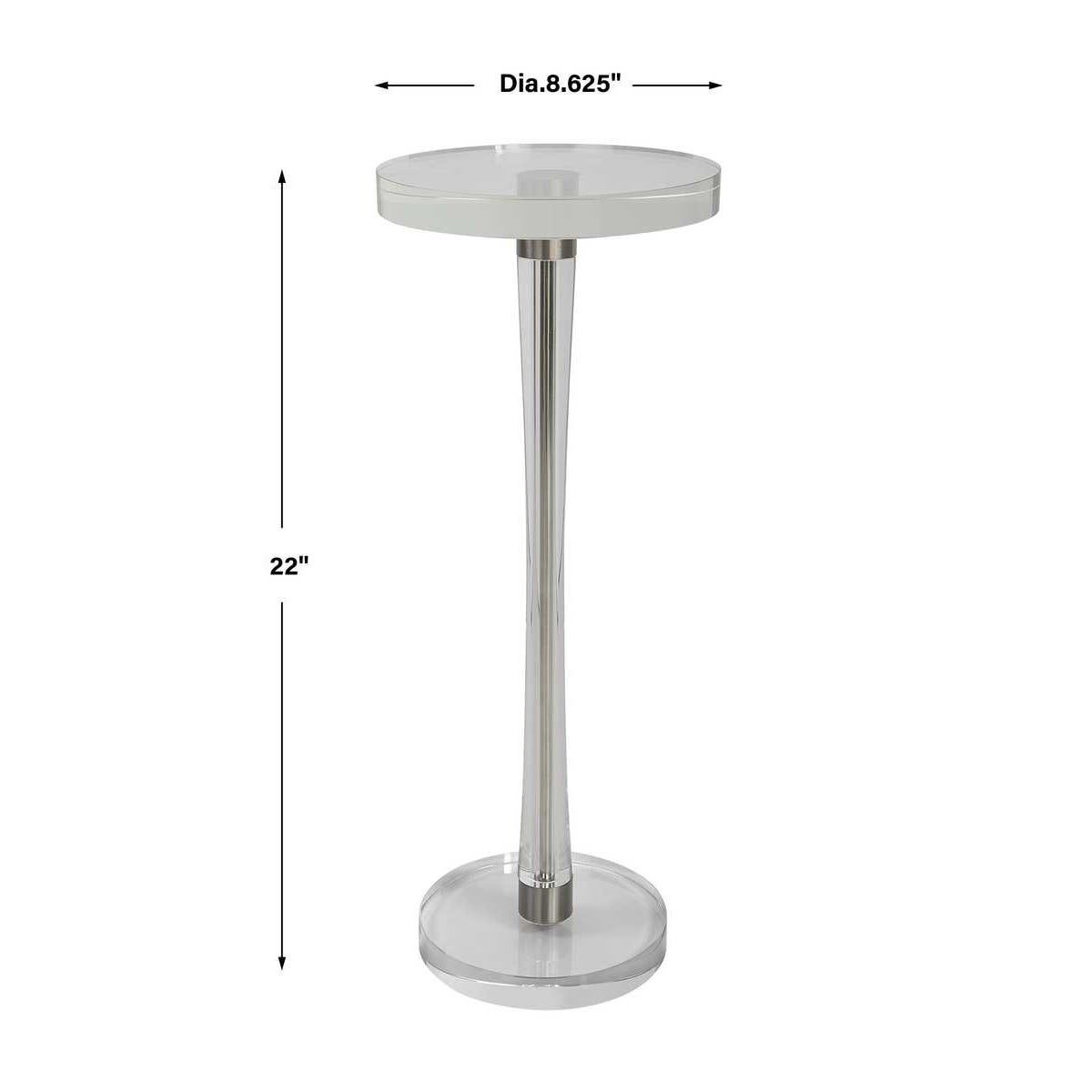 Uttermost Pria Crystal Drink Table