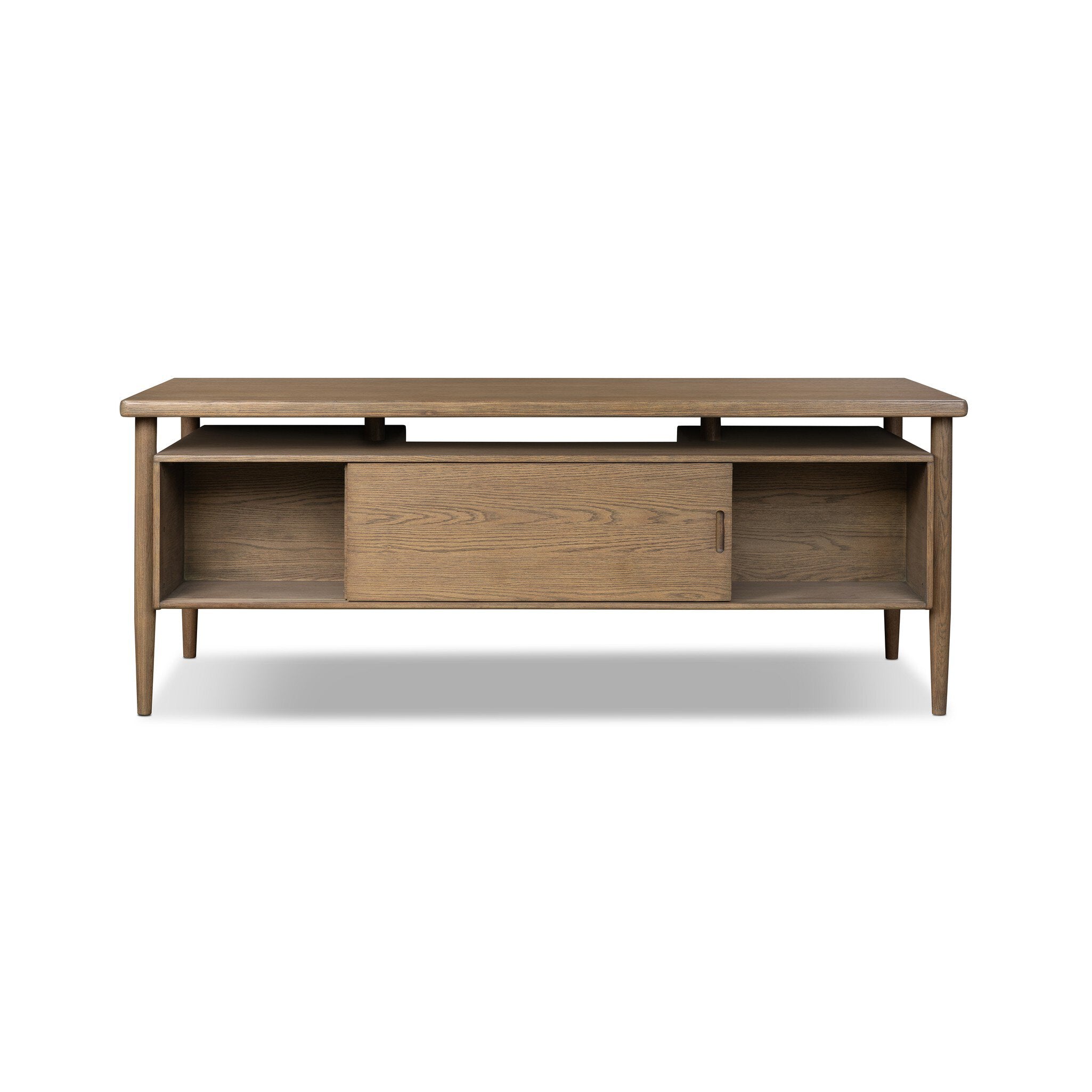 Archer Desk - Toasted Brown Oak Veneer