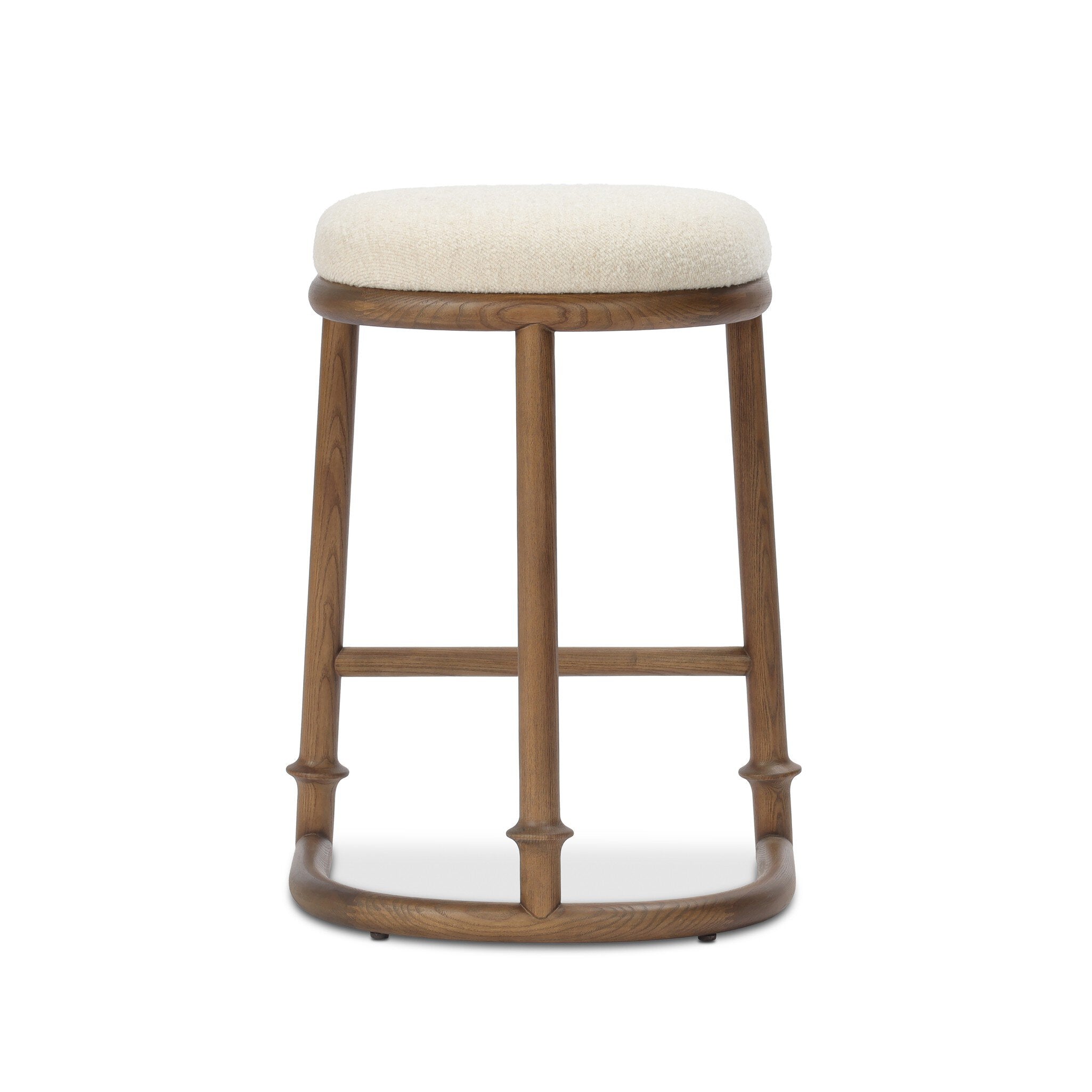 Royce Backless Stool - Charter Oatmeal