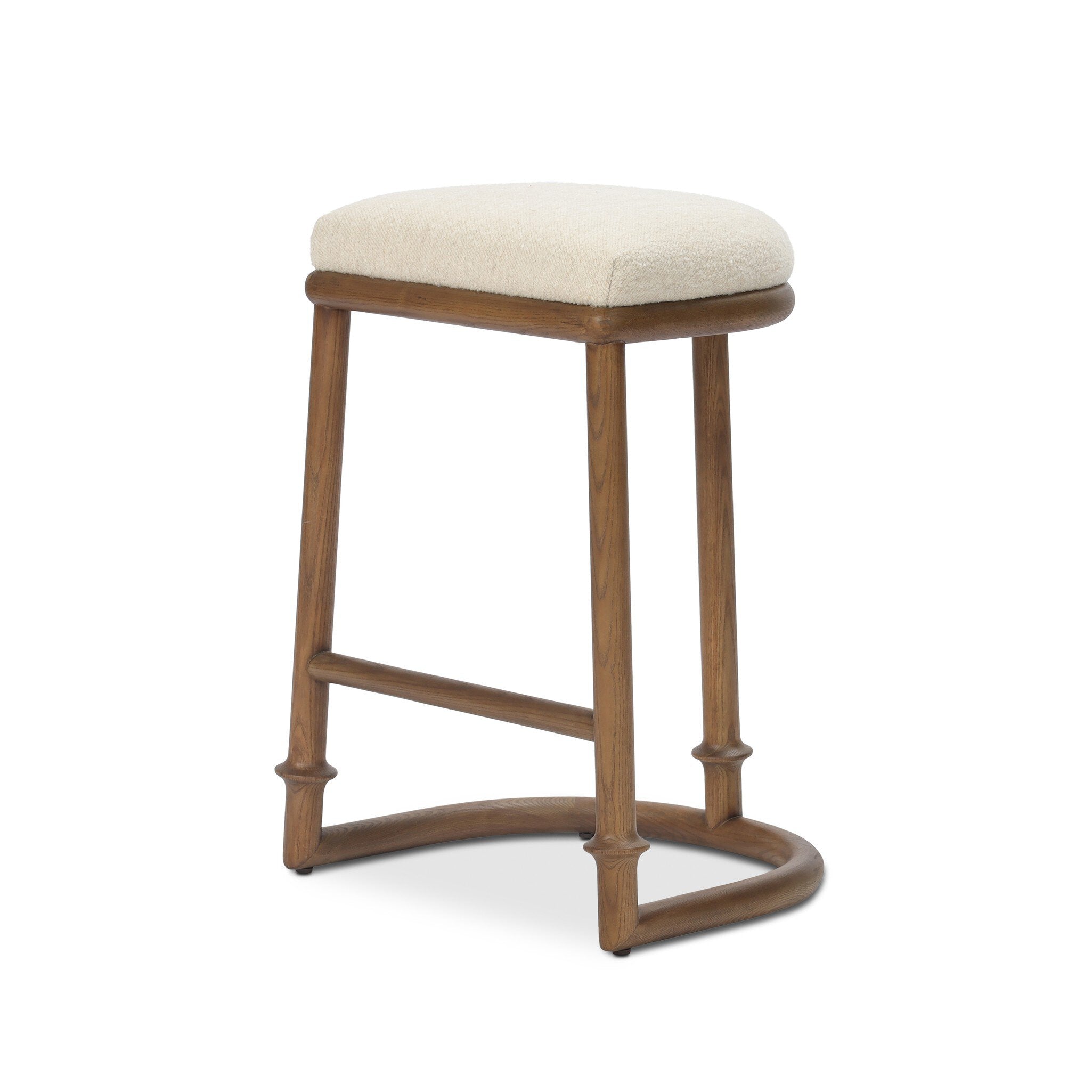 Royce Backless Stool - Charter Oatmeal